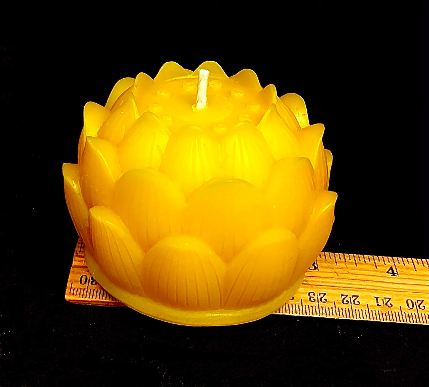 100% Pure beeswax lotus flower candle - decorative - candle gift