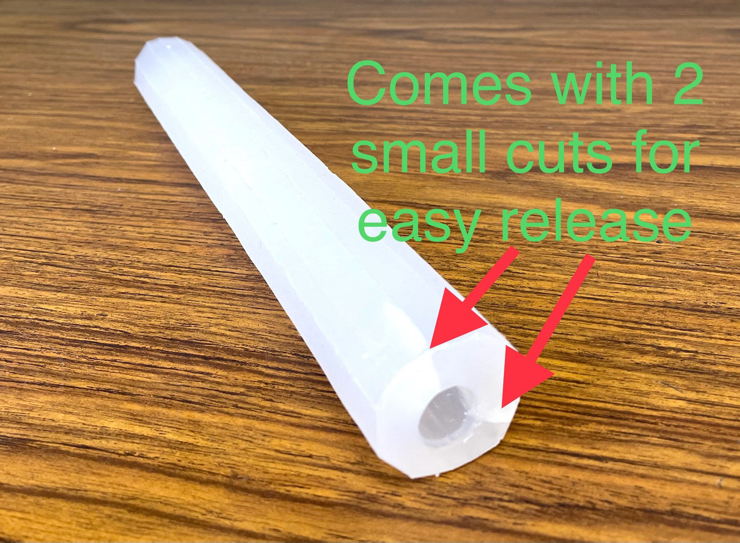10” Silicone taper candle mold - classic JC taper mold - single cavity