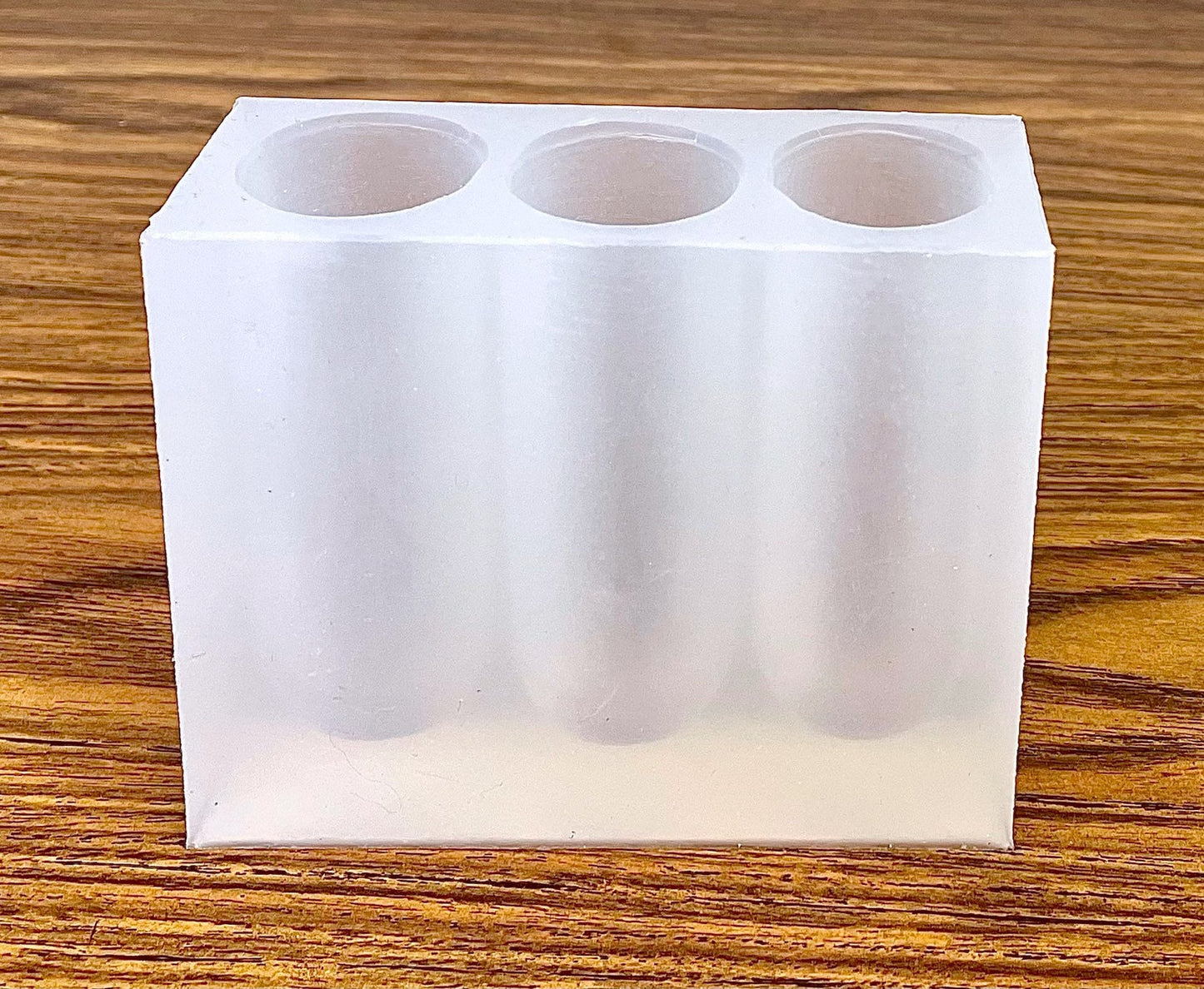 Silicone flat top emergency taper candle Mold - 3 cavities - candle lantern mold - homemade - handmade - easy release