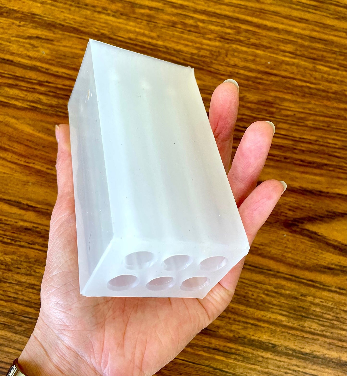 Silicone chime candle mold 4” - mini taper Mold - spell candle mold - 6 cavities - homemade