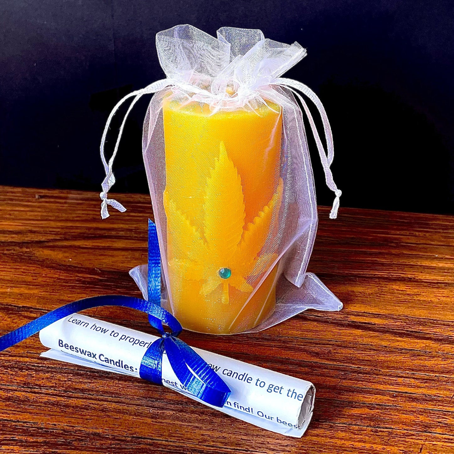 beeswax cannabis candle - marijuana candle - pot leaf candle - decorative candle - pillar candle