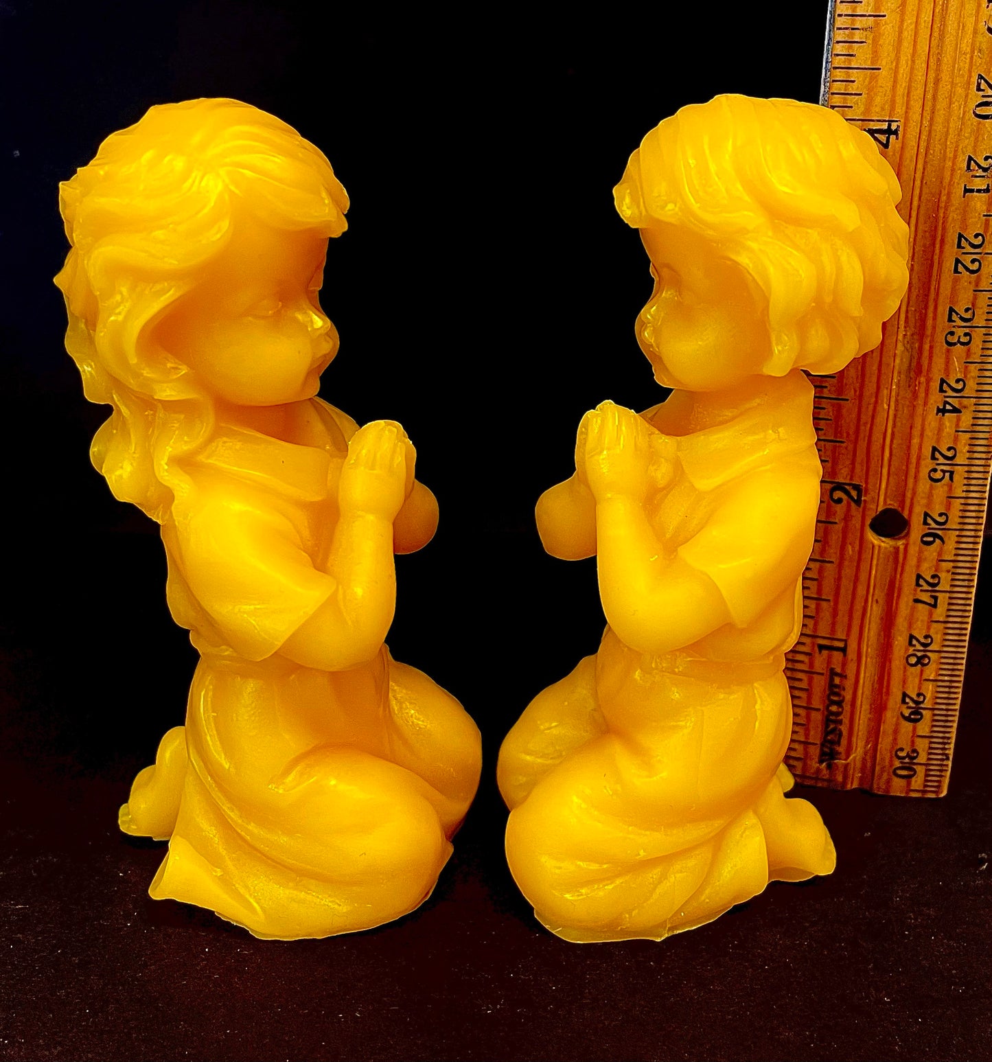 4” 3D Prayer candle Mold - praying girl boy - praying hands candle - soap resin mold