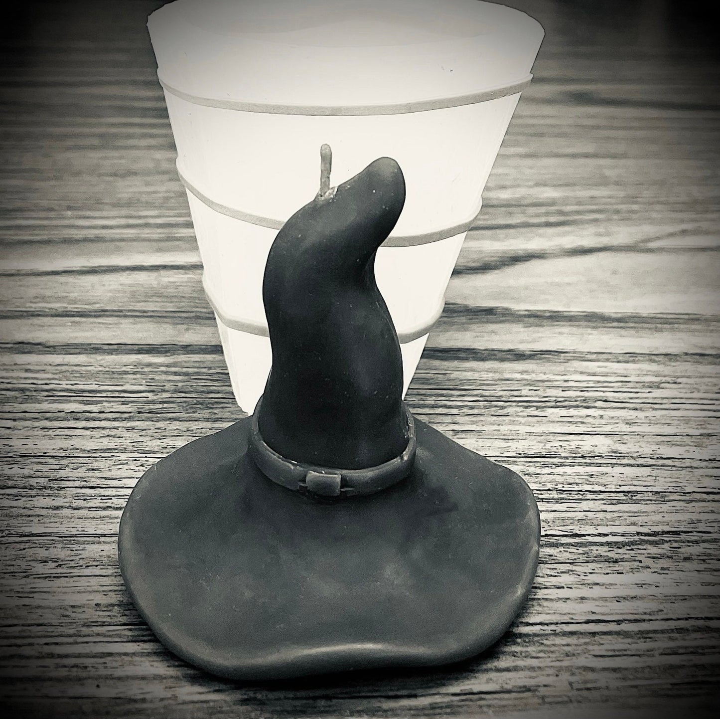 3” 3D Silicone witch hat Mold - ritual spiritual candle mold - homemade