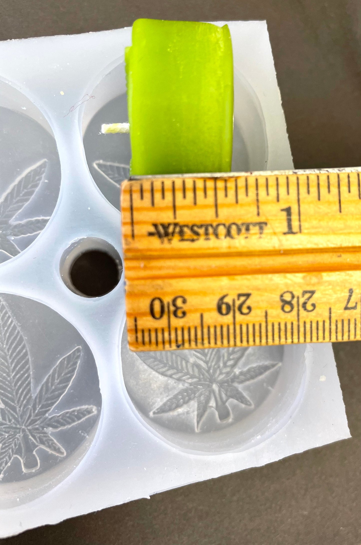 8 cavity Silicone pot leaf Tea light candle Mold - marijuana leaf mold - wax melt lotion bar soap