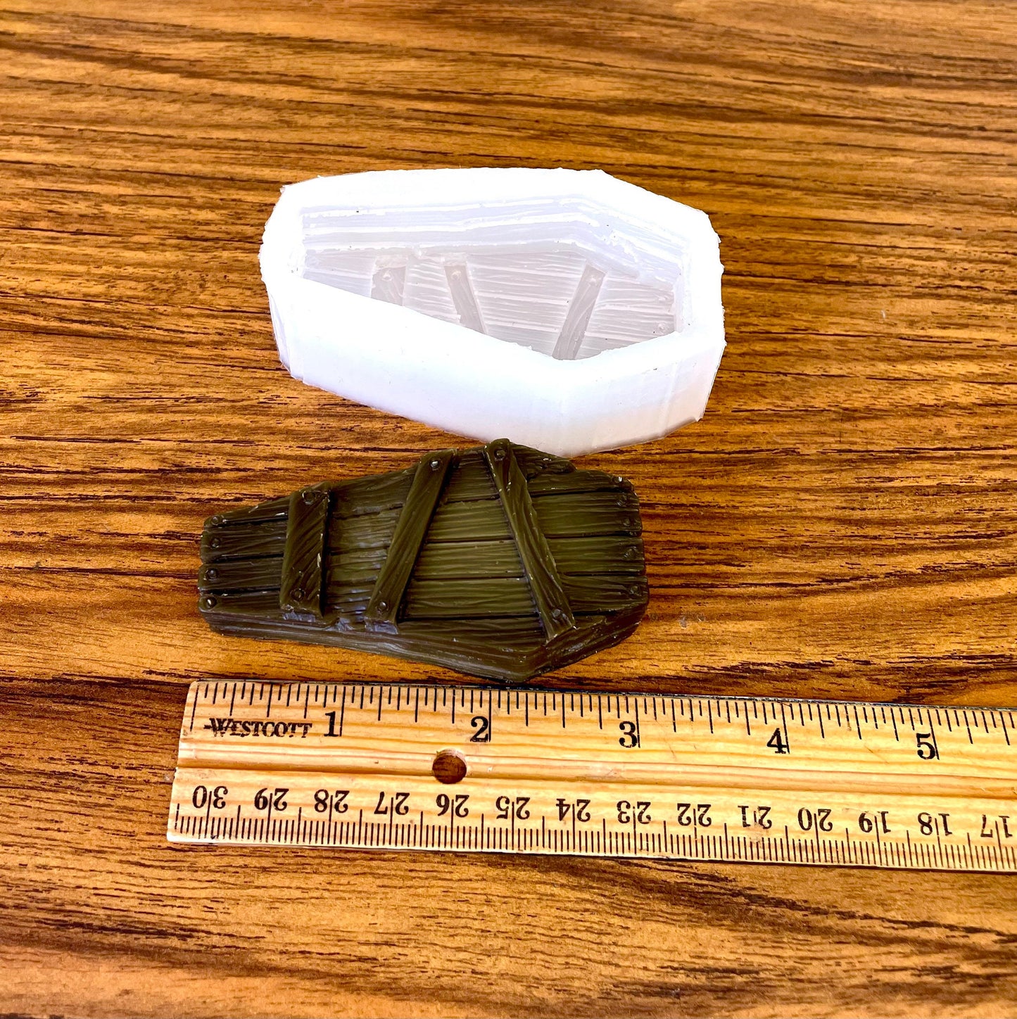 3” Small Silicone coffin Mold - silicone casket mold