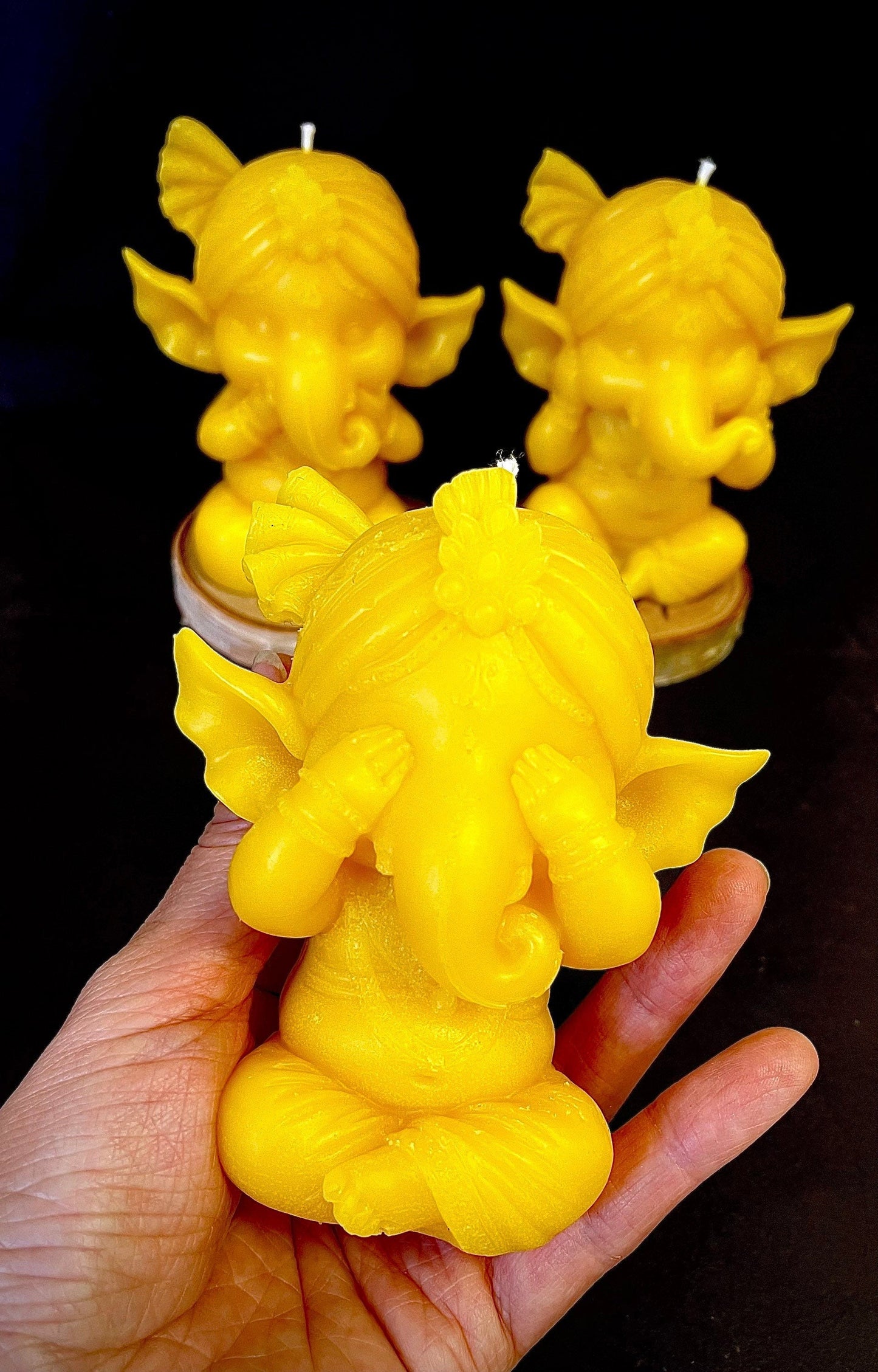 3D Silicone elephant Mold - Ganesha mold - Indian elephant God - resin soap mould - 3.75”