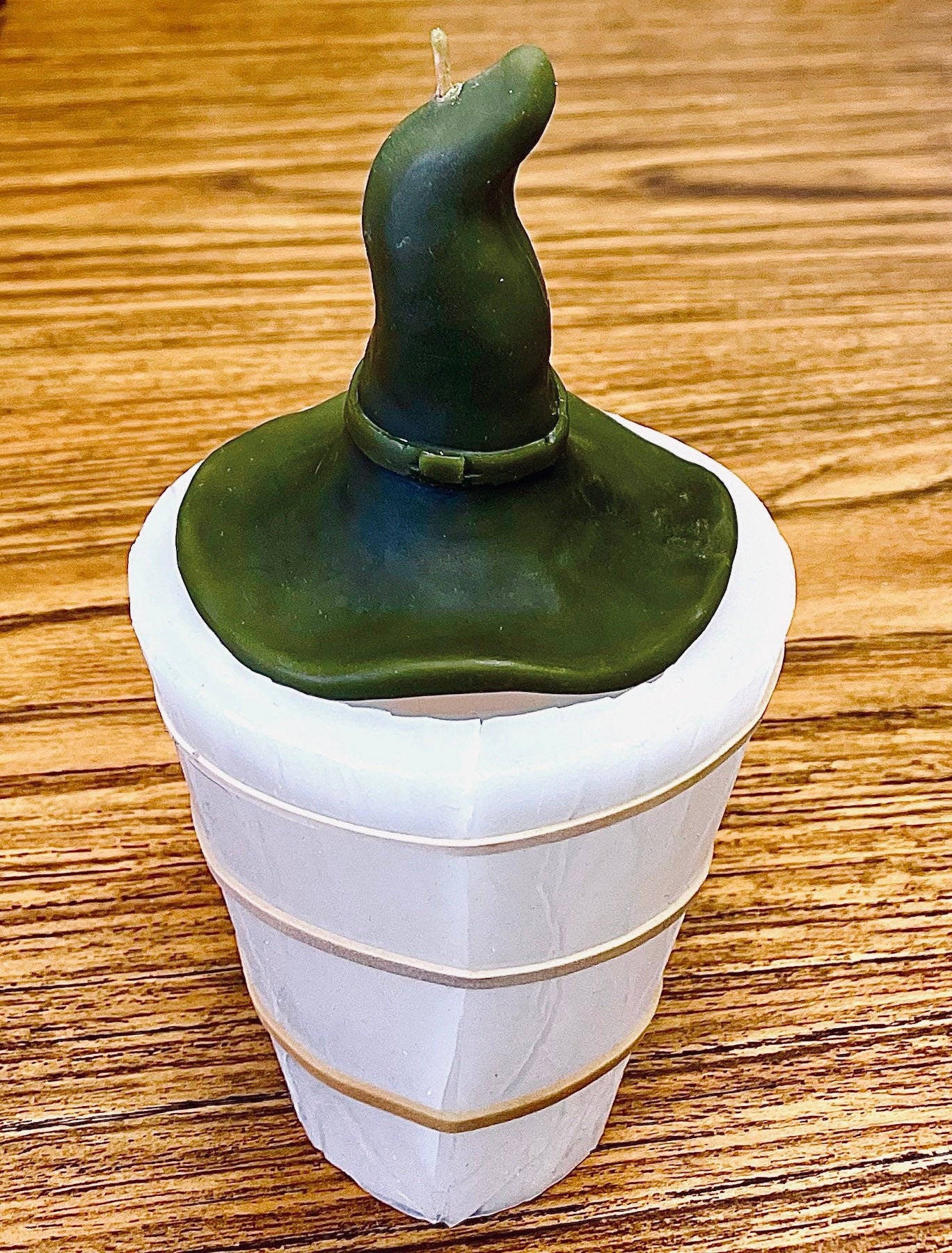 3” 3D Silicone witch hat Mold - ritual spiritual candle mold - homemade