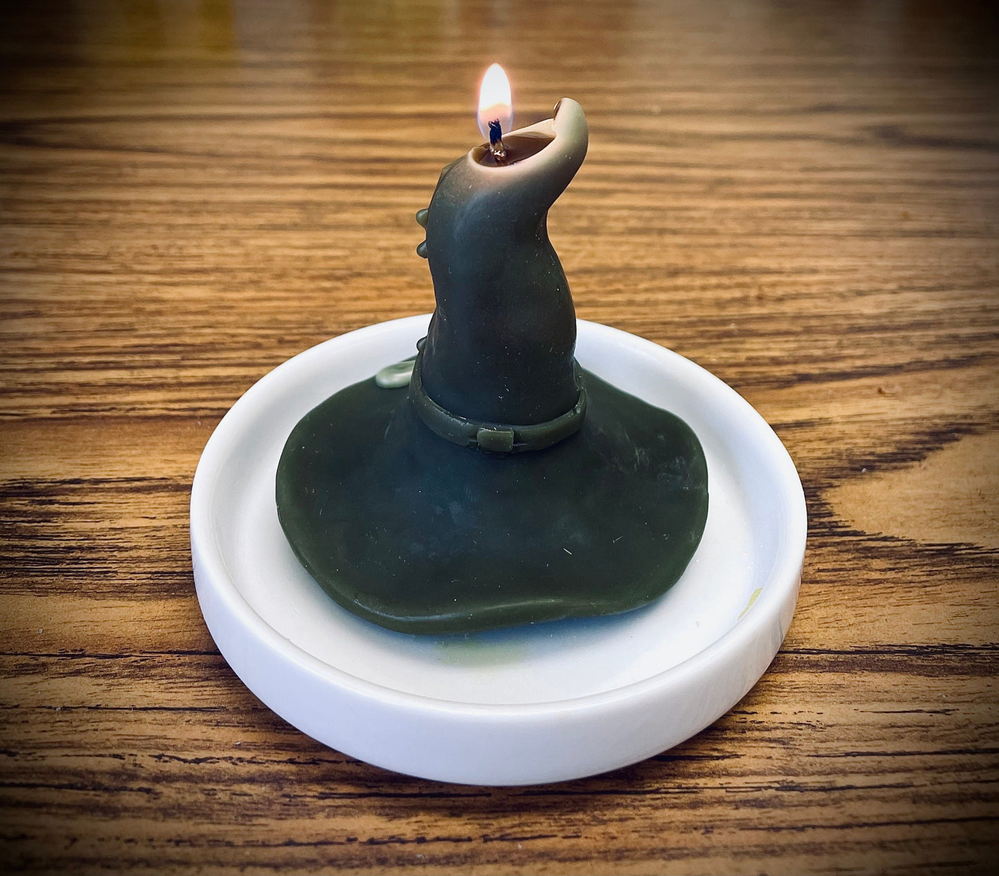 3” 3D Silicone witch hat Mold - ritual spiritual candle mold - homemade