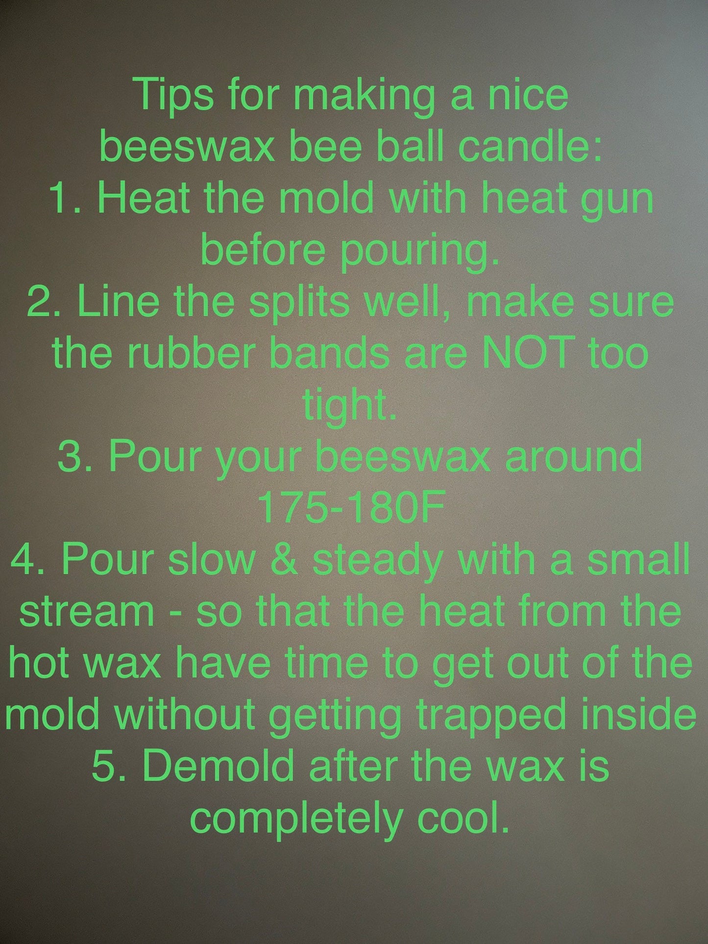 3D silicone Queen bee sphere mold - honeybee honeycomb candle mold - 3”