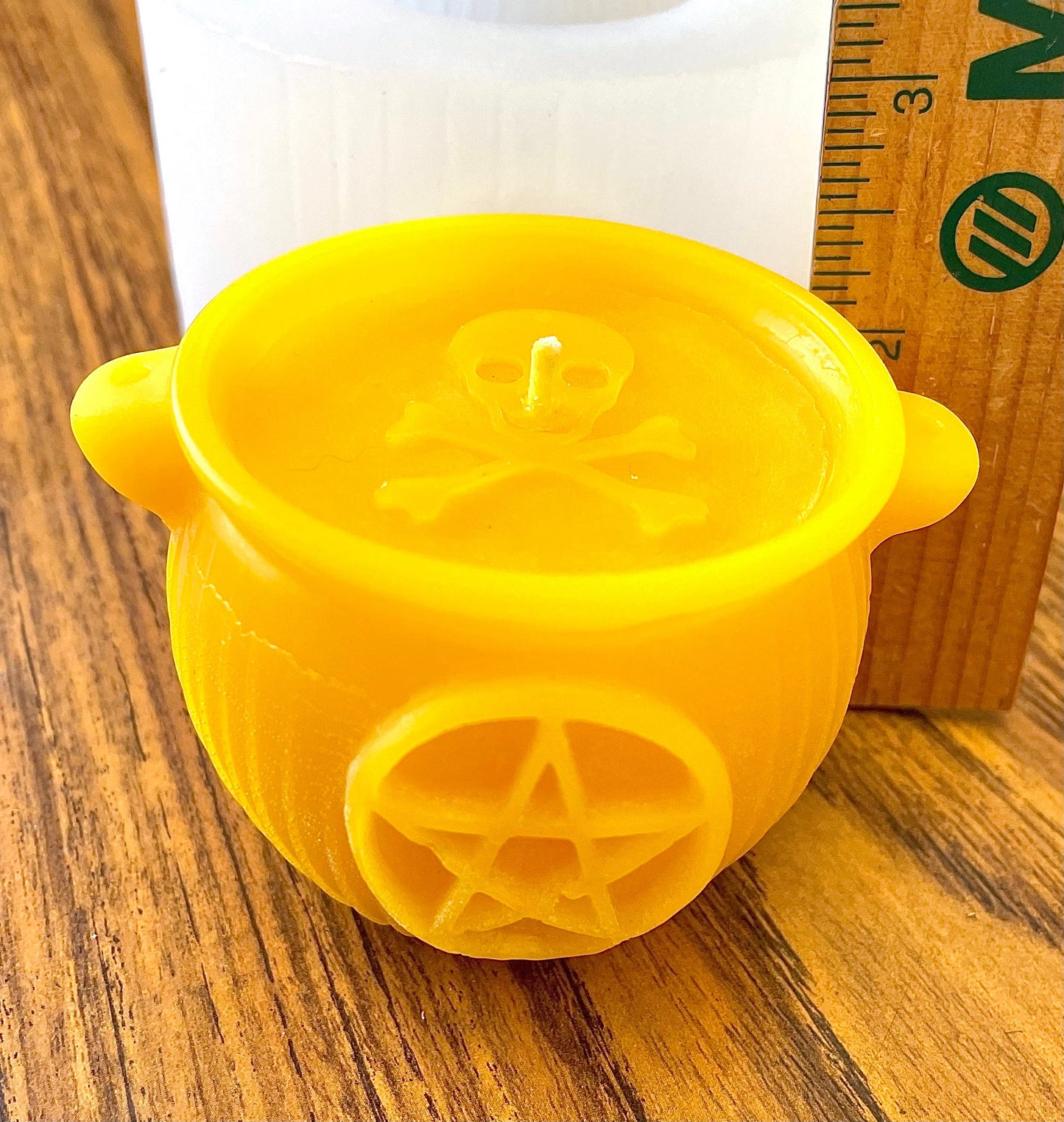 3D Silicone witch pot Mold - witch cauldron mold - ritual spiritual magic candle mold - homemade