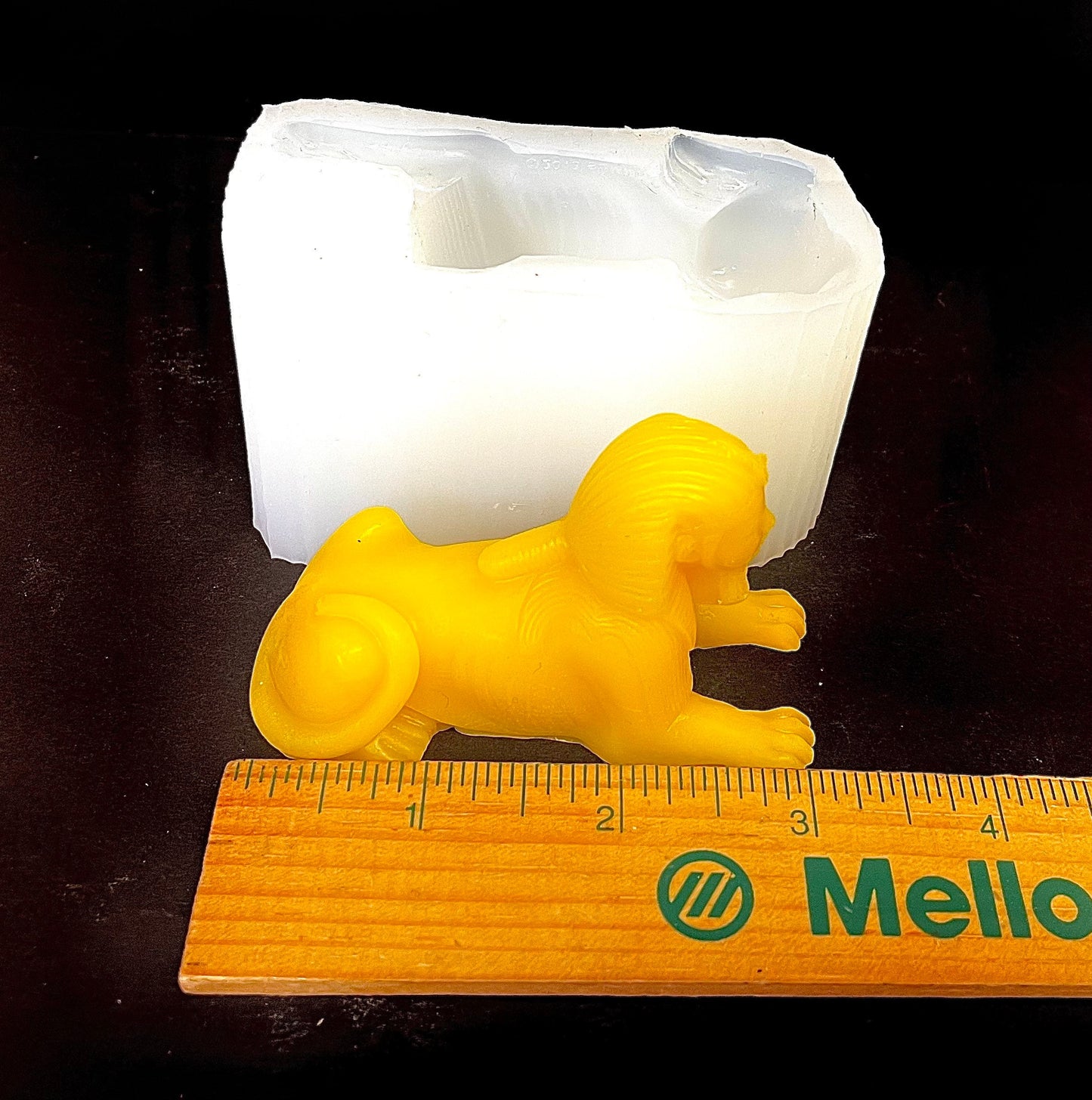 3” Small 3D Silicone Egyptian Sphinx Mold - small candle soap resin mold