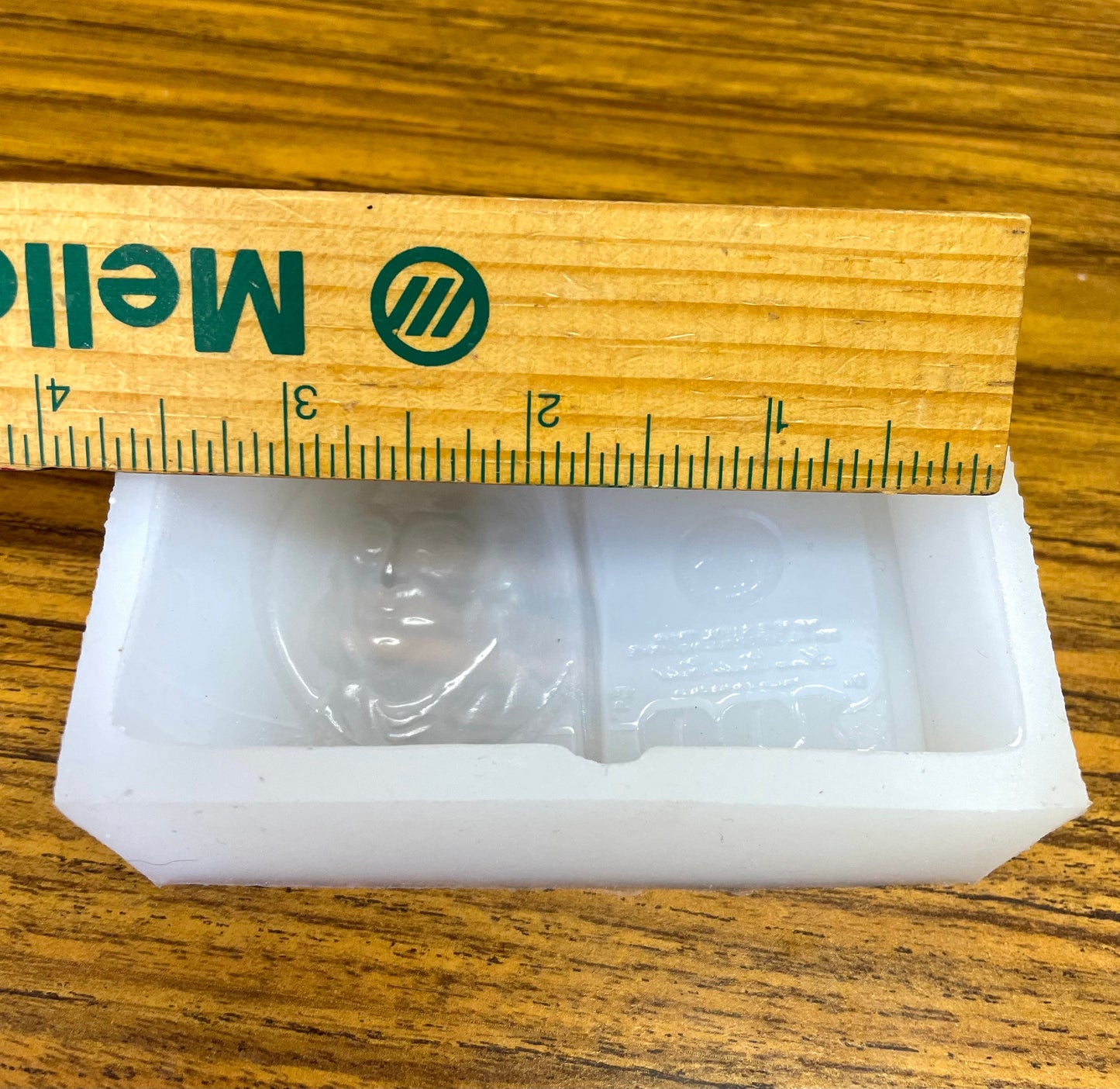 Silicone US 100 dollar bill money mold - soap resin wax mold - the Benjamin mold - lotion bar mold - food grade