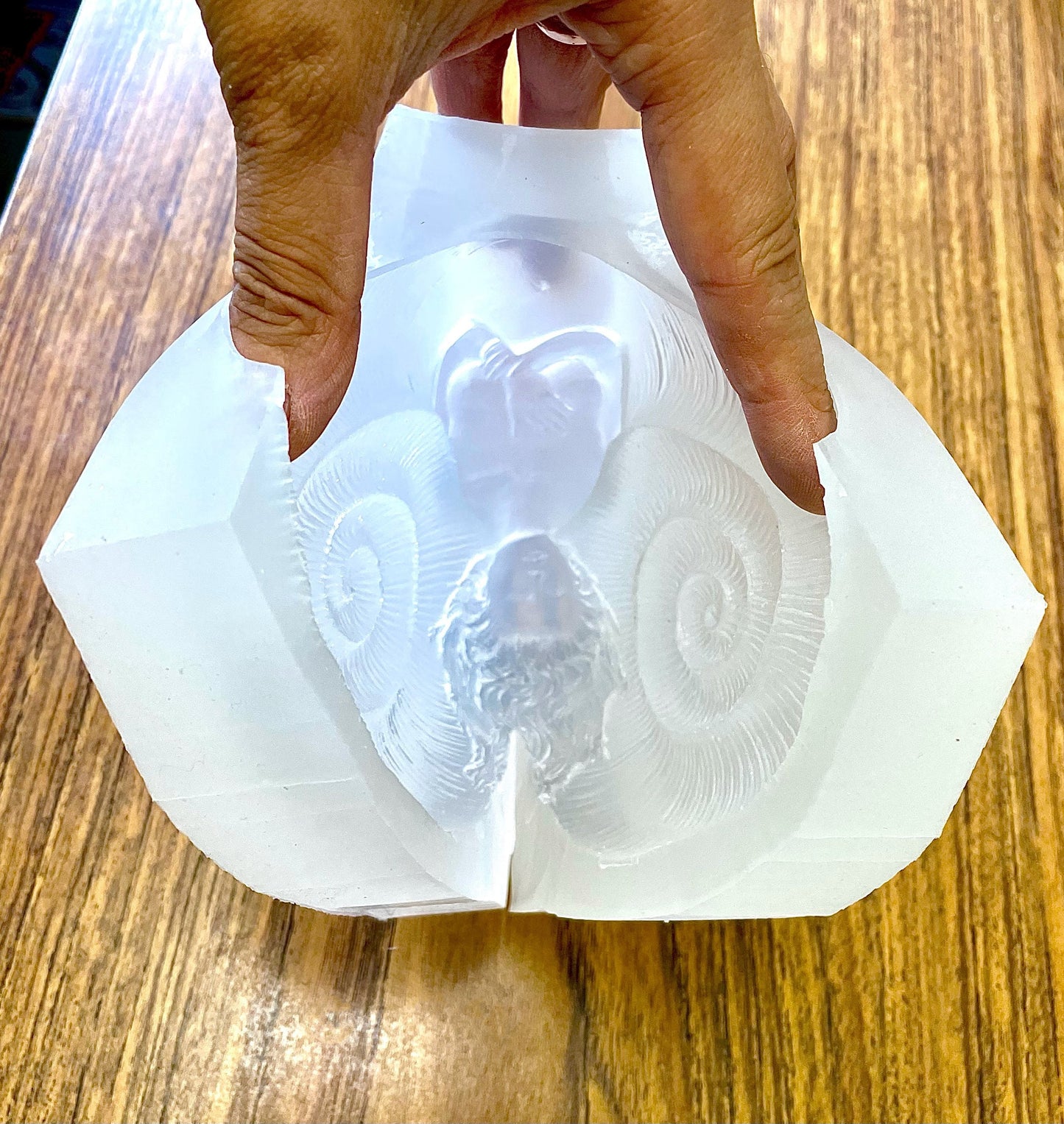 3D Silicone sexy ammonite lady Mold - silicone figure mold - ancient spirit - candle soap resin mould - 4.5”