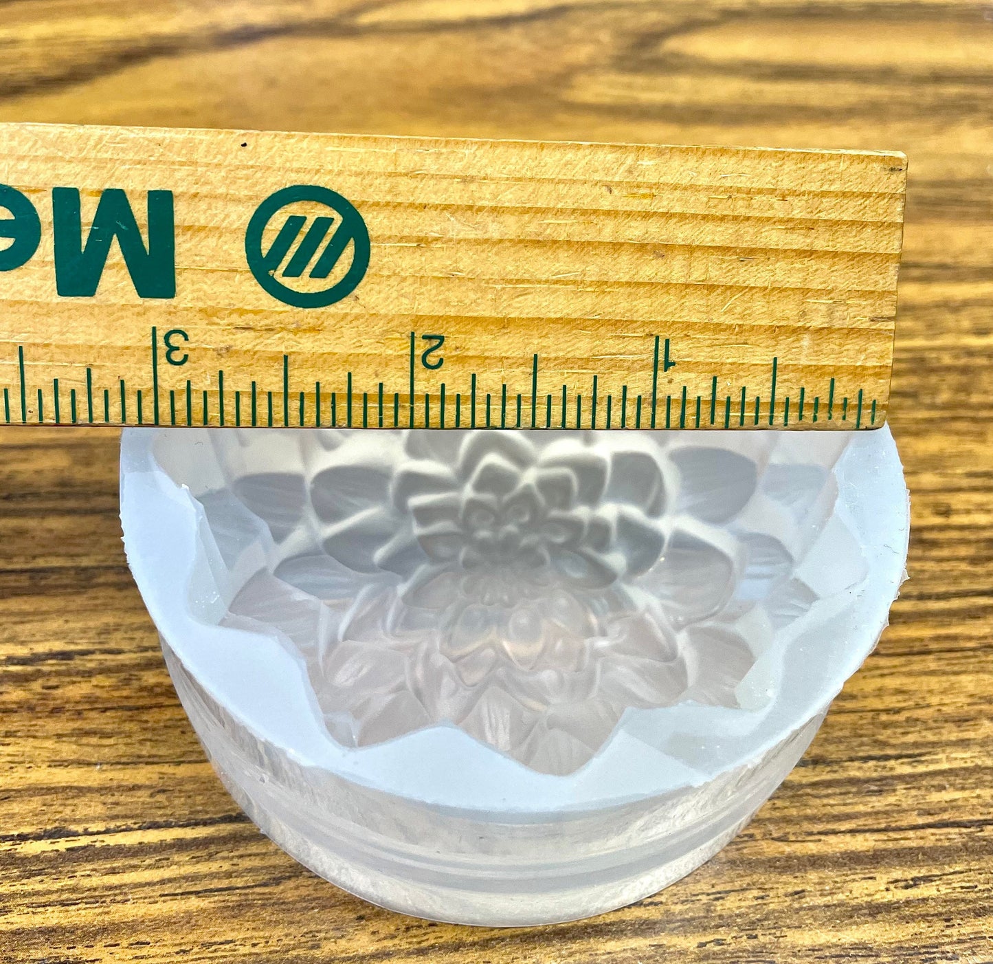 3” Silicone flower Mold - big Dahlia flower mold - candle soap resin mold - homemade