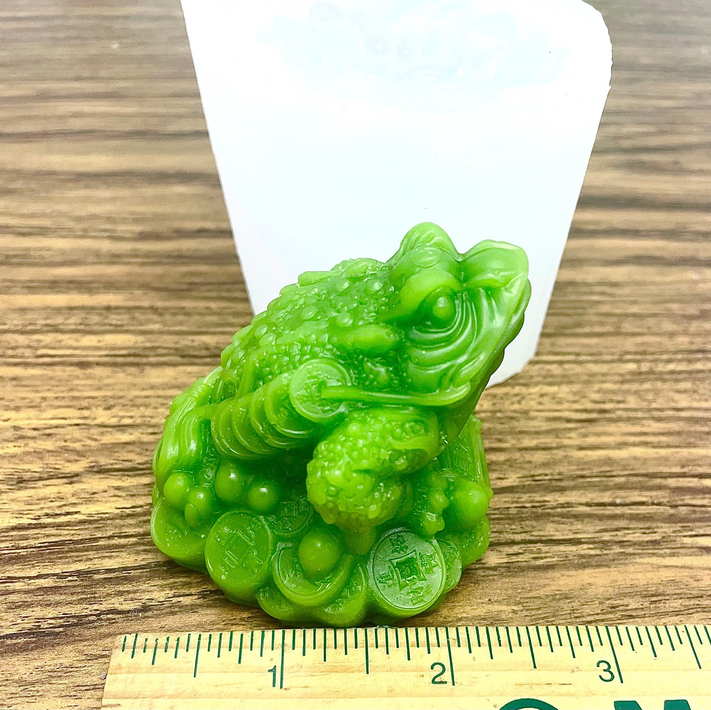 3D Silicone fengshui frog mold - money frog mold - candle soap resin Mold - homemade