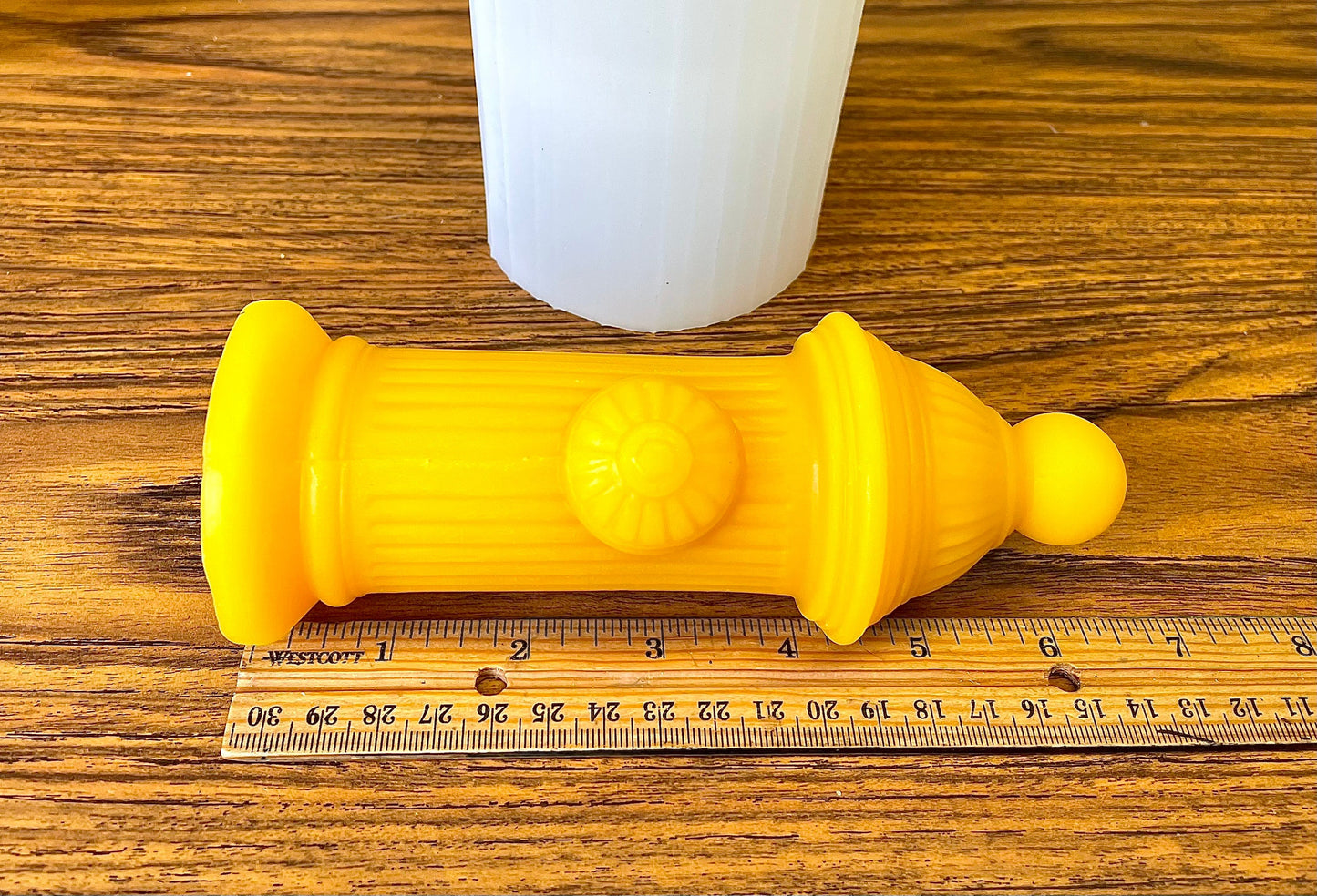 6.5” silicone fire hydrant mold - pillar candle mold - soap resin mold - paper weight - gift for fire fighters