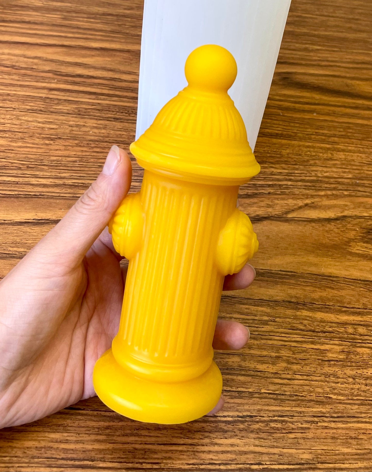 6.5” silicone fire hydrant mold - pillar candle mold - soap resin mold - paper weight - gift for fire fighters