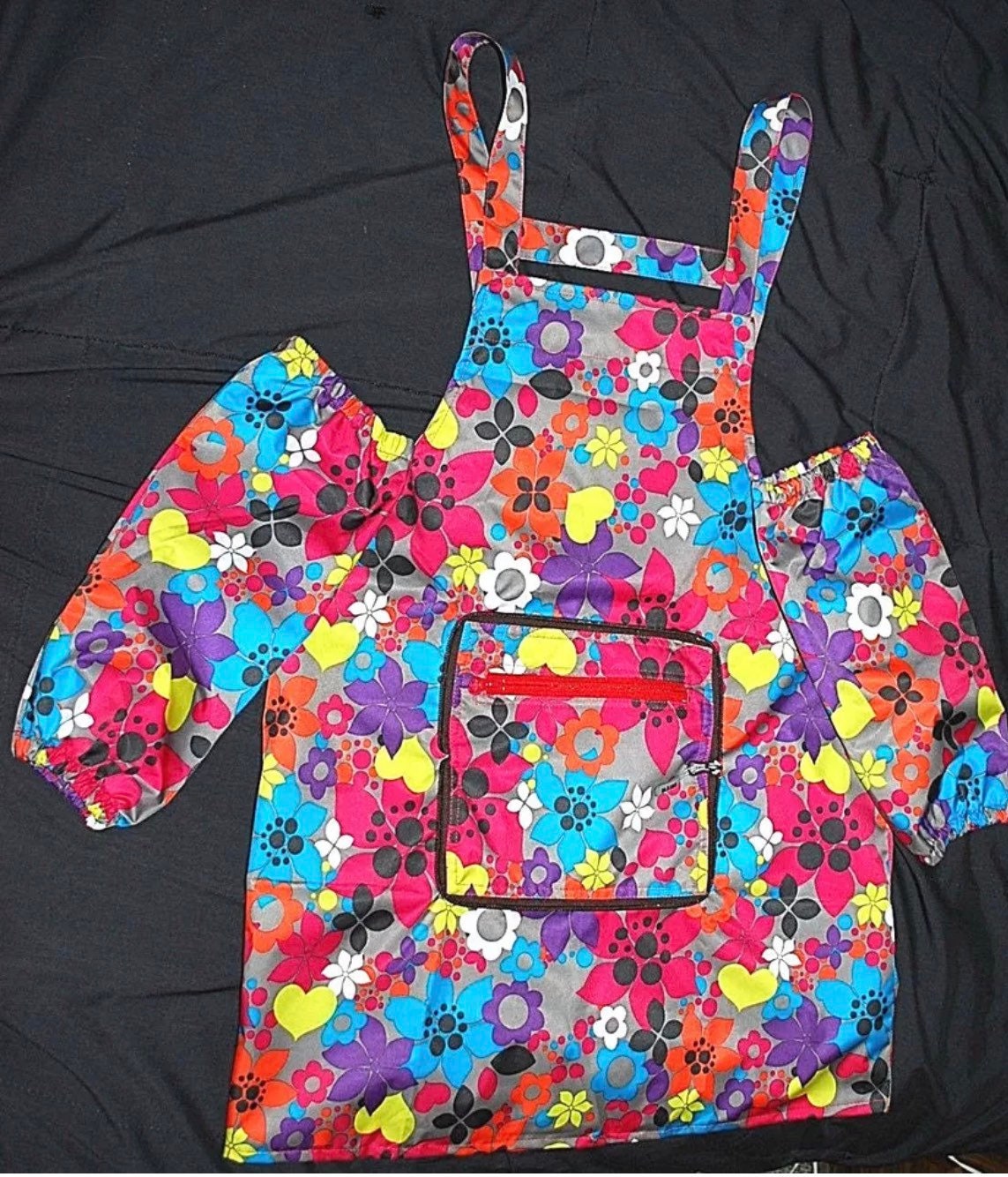 waterproof apron for candle maker - apron for honey extracting - PVC coated - homemade - high quality fabric