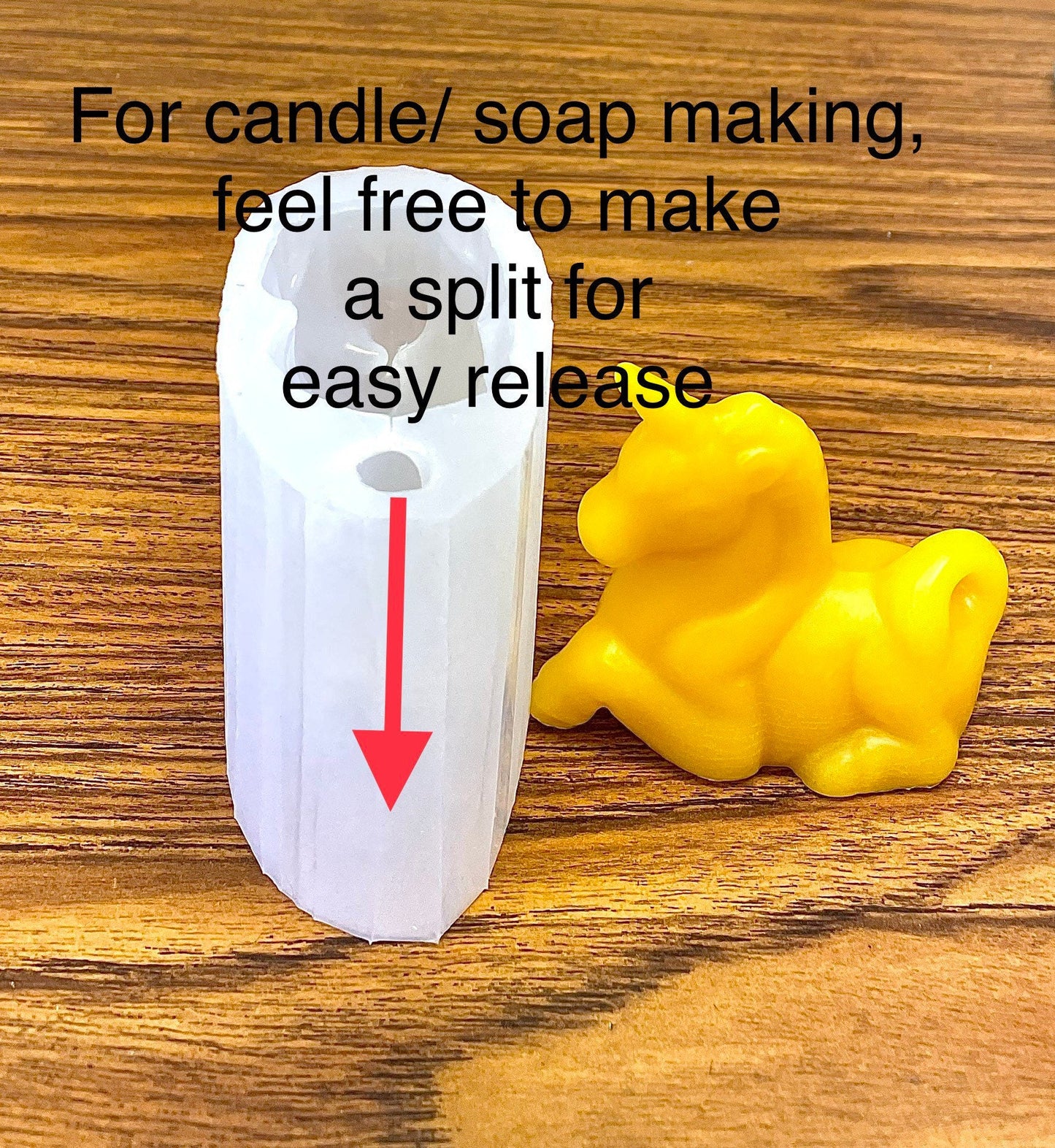 3D Silicone unicorn Mold - silicone candle soap resin mold - 2.75” - food grade - magic candle mold