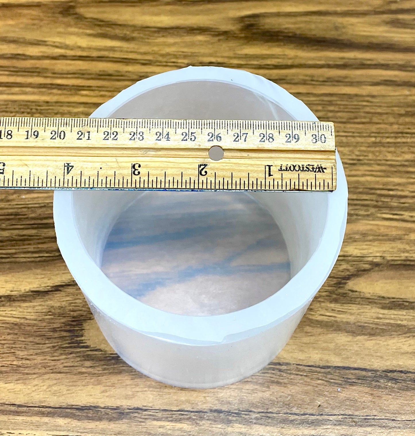 3.75” Silicone cylinder pillar candle Mold - round candle mold - homemade