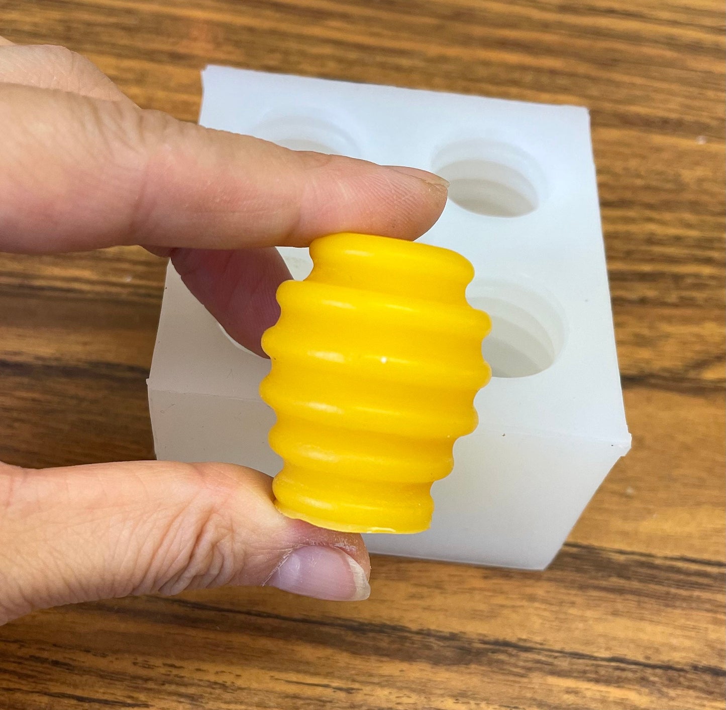 Silicone honey dipper mold - 4 cavities - food grade - homemade