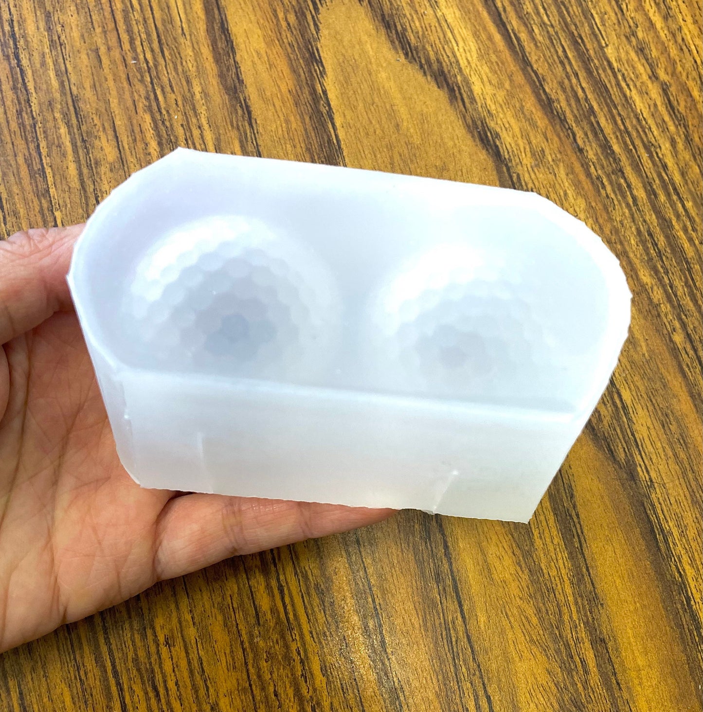 Silicone Golf ball Mold - 3D golf ball Mold - 3D silicone mold - 3d ball mold - silicone ball candle mold - ball soap mold