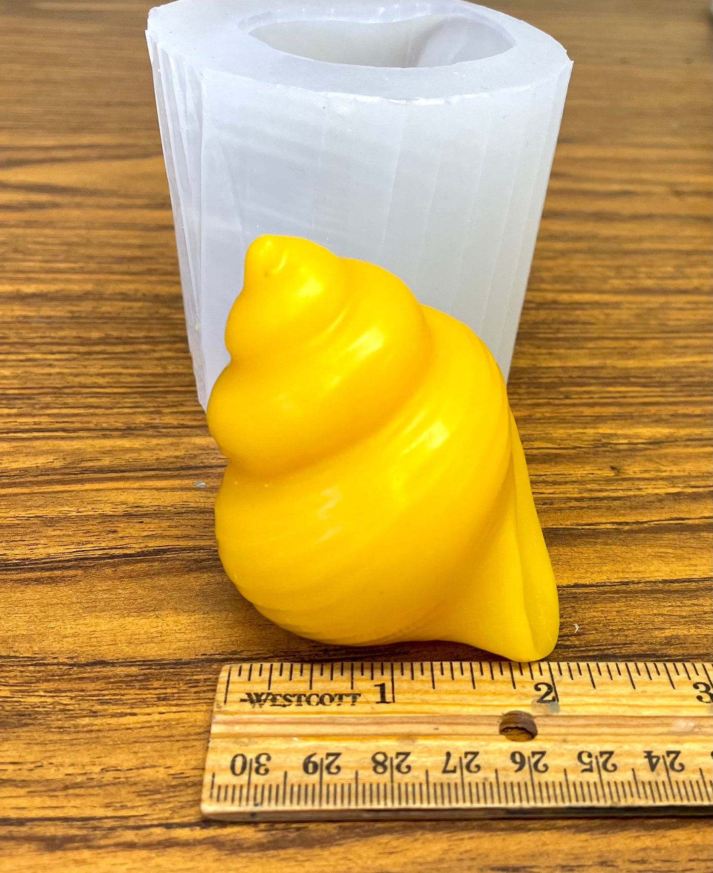3D Silicone Seashell Mold - candle soap resin mold - homemade