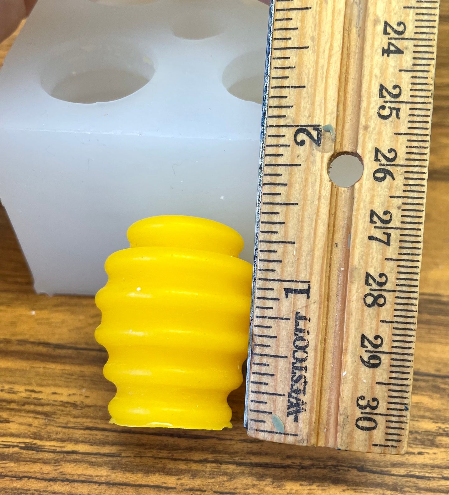 Silicone honey dipper mold - 4 cavities - food grade - homemade