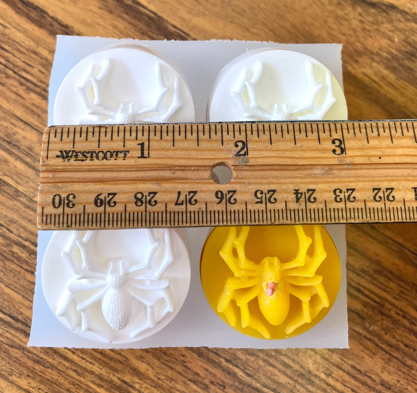 Silicone spider Tealight candle Mold - Halloween candles - wax melt lotion bar soap mold - chocolate mold - resin mold