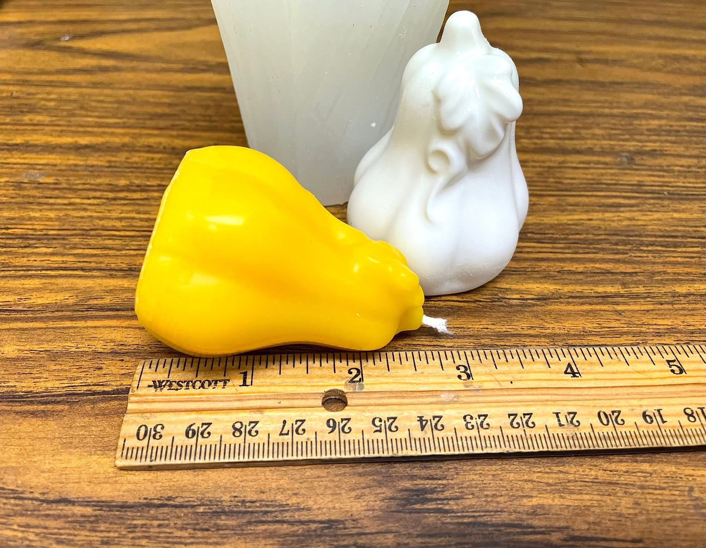2.5” Small Silicone gourd Mold - 3D candle soap resin mold lotion bar mold - silicone pumpkin mold - fall candle mold - homemade