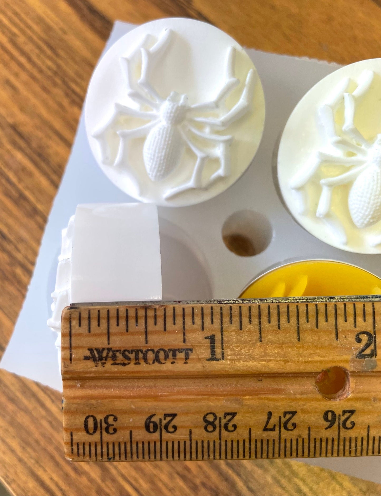 Silicone spider Tealight candle Mold - Halloween candles - wax melt lotion bar soap mold - chocolate mold - resin mold