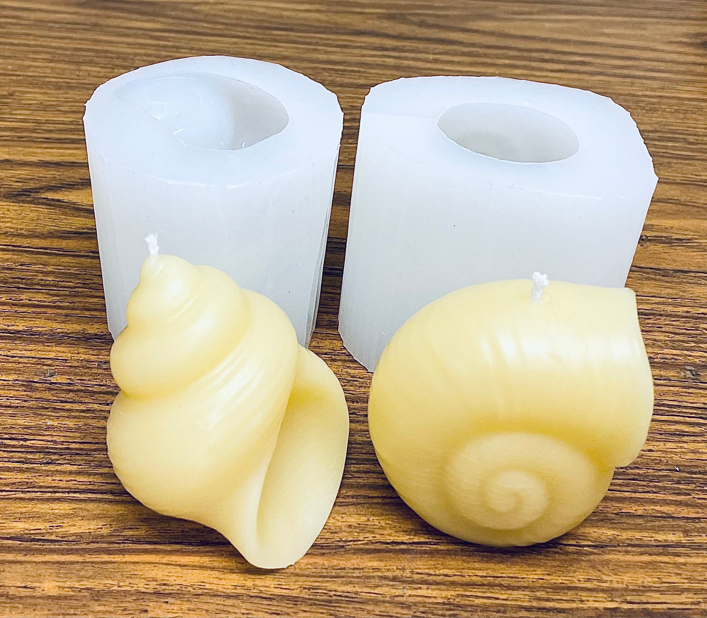 3D Silicone Seashell Mold - candle soap resin mold - homemade