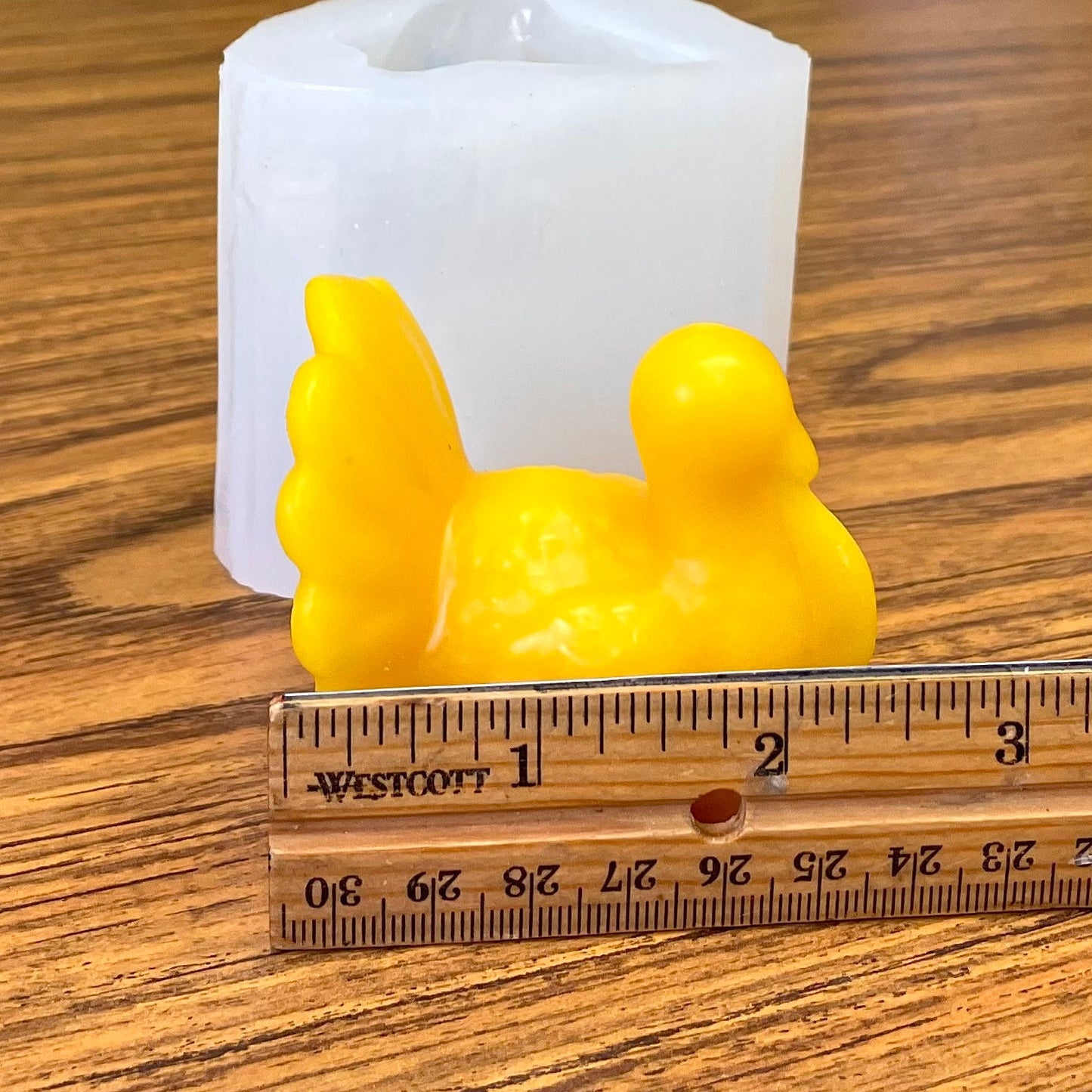 2 1/4” 3D Silicone turkey mold - candle soap resin Mold - handmade - thanksgiving gift