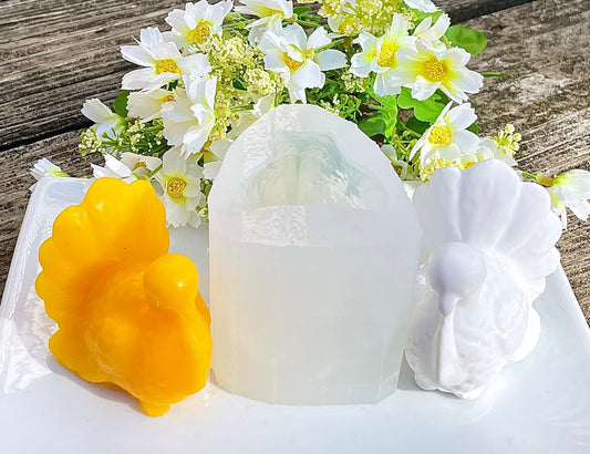 2 1/4” 3D Silicone turkey mold - candle soap resin Mold - handmade - thanksgiving gift