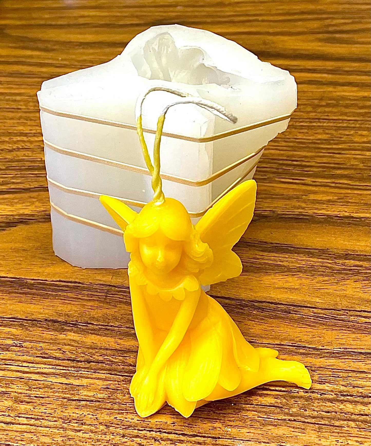 3” Silicone garden fairy Mold - 3D figure mold - resin fairy figurine mold