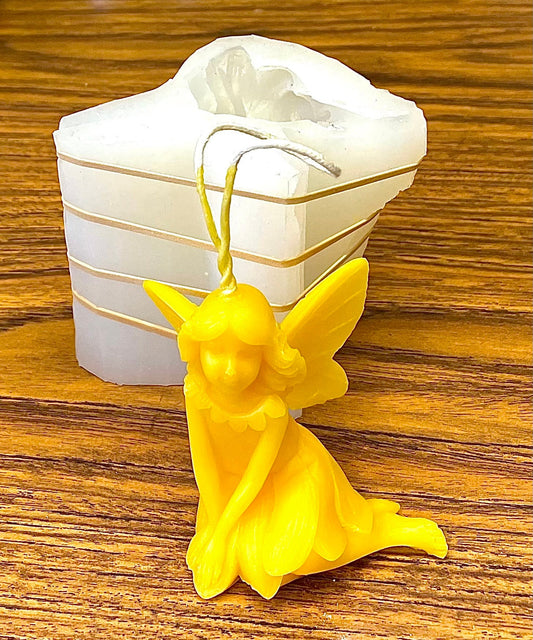 3” Silicone garden fairy Mold - 3D figure mold - resin fairy figurine mold