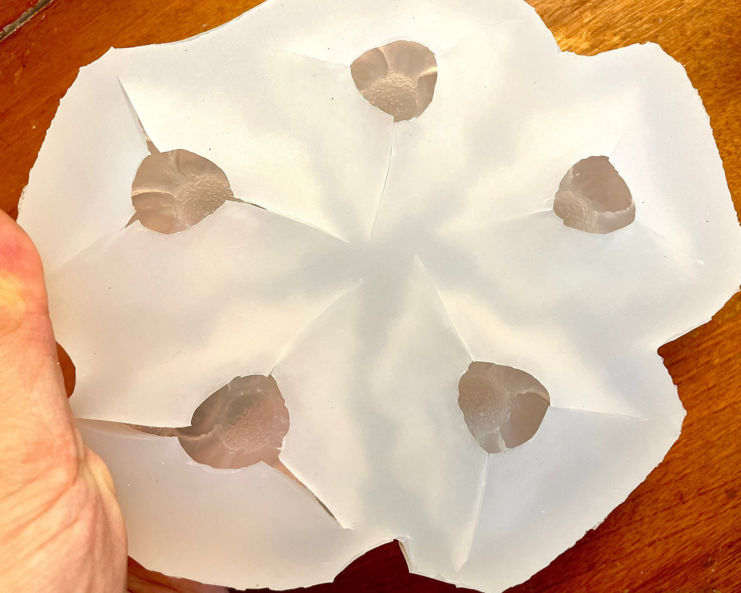 3D silicone floating flower candle mold - soap resin mold - wedding favor candle mold
