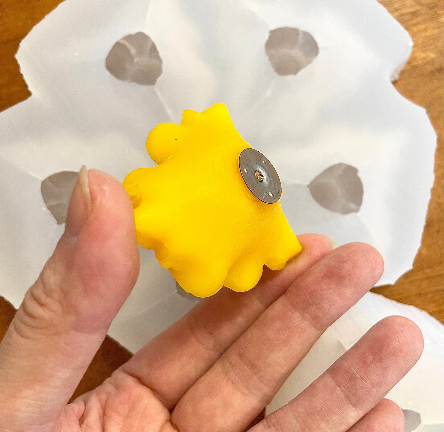 3D silicone floating flower candle mold - soap resin mold - wedding favor candle mold