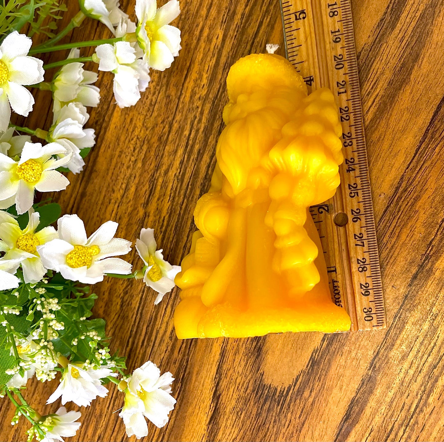 4.5” Silicone Santa Claus Mold - 3D candle soap resin mold - Christmas holiday candle mold - food grade
