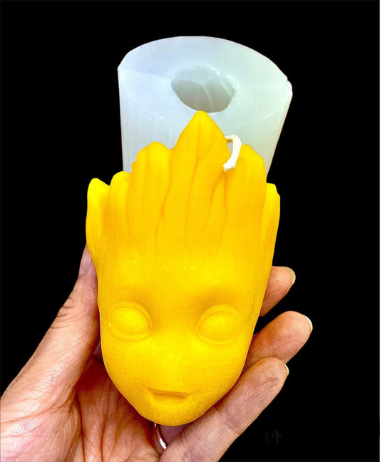 3.5” Silicone baby Mold - 3D candle soap resin mould - homemade