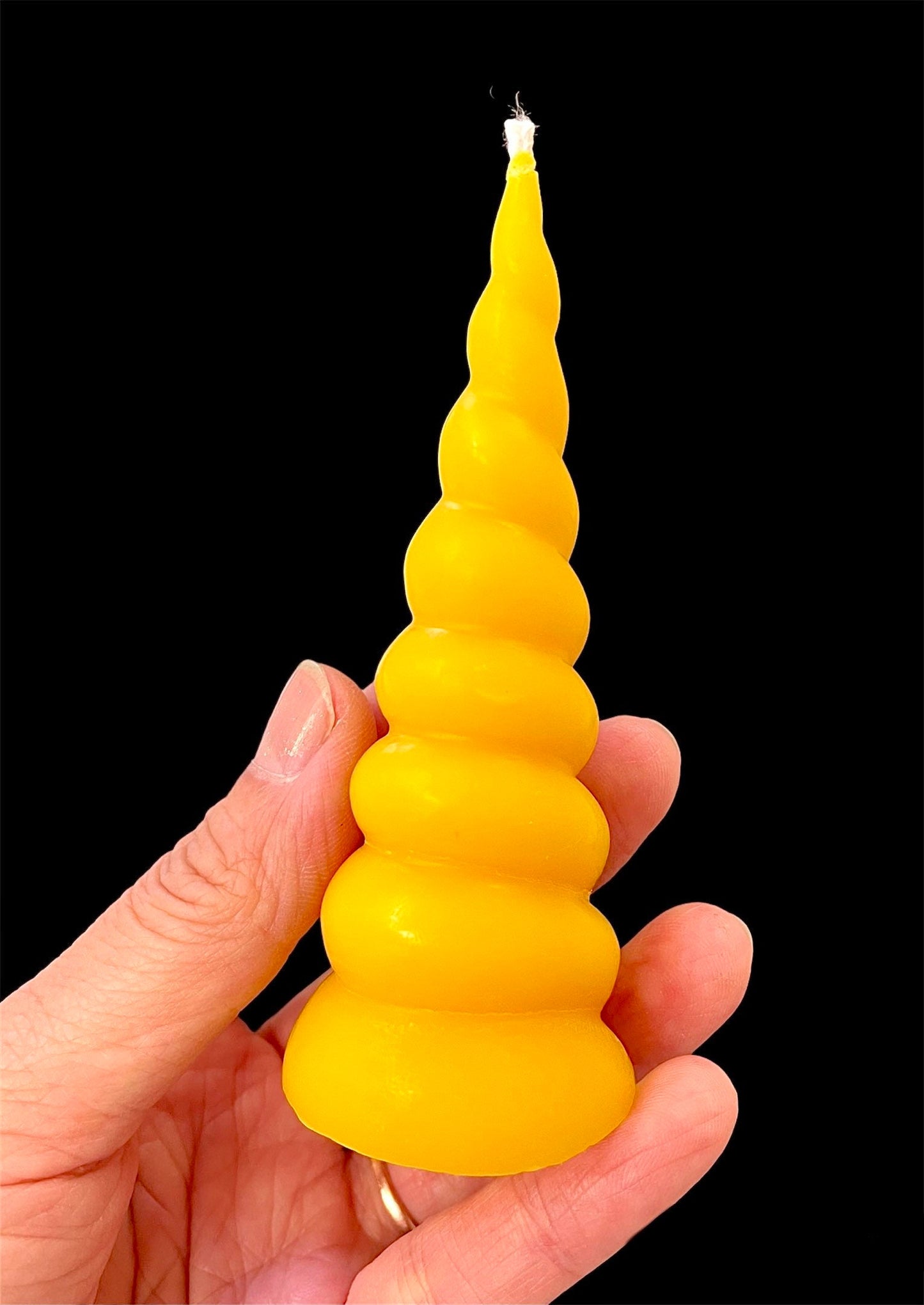 4” 3D Silicone unicorn horn Mold - silicone candle soap resin mold - chocolate ice cube mold