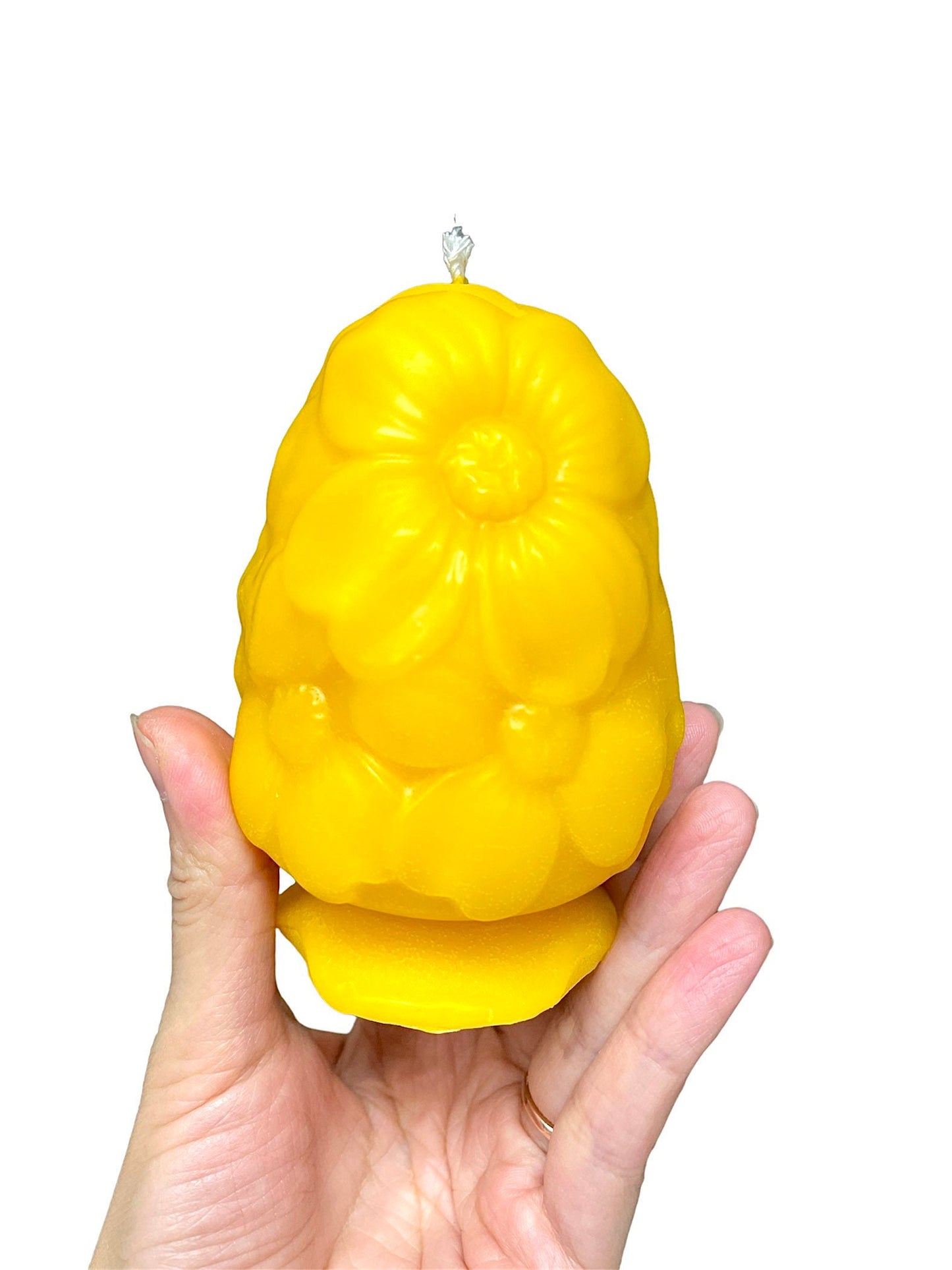 4” Dogwood cone shaped candle mold - silicone flower mold for candle soap resin