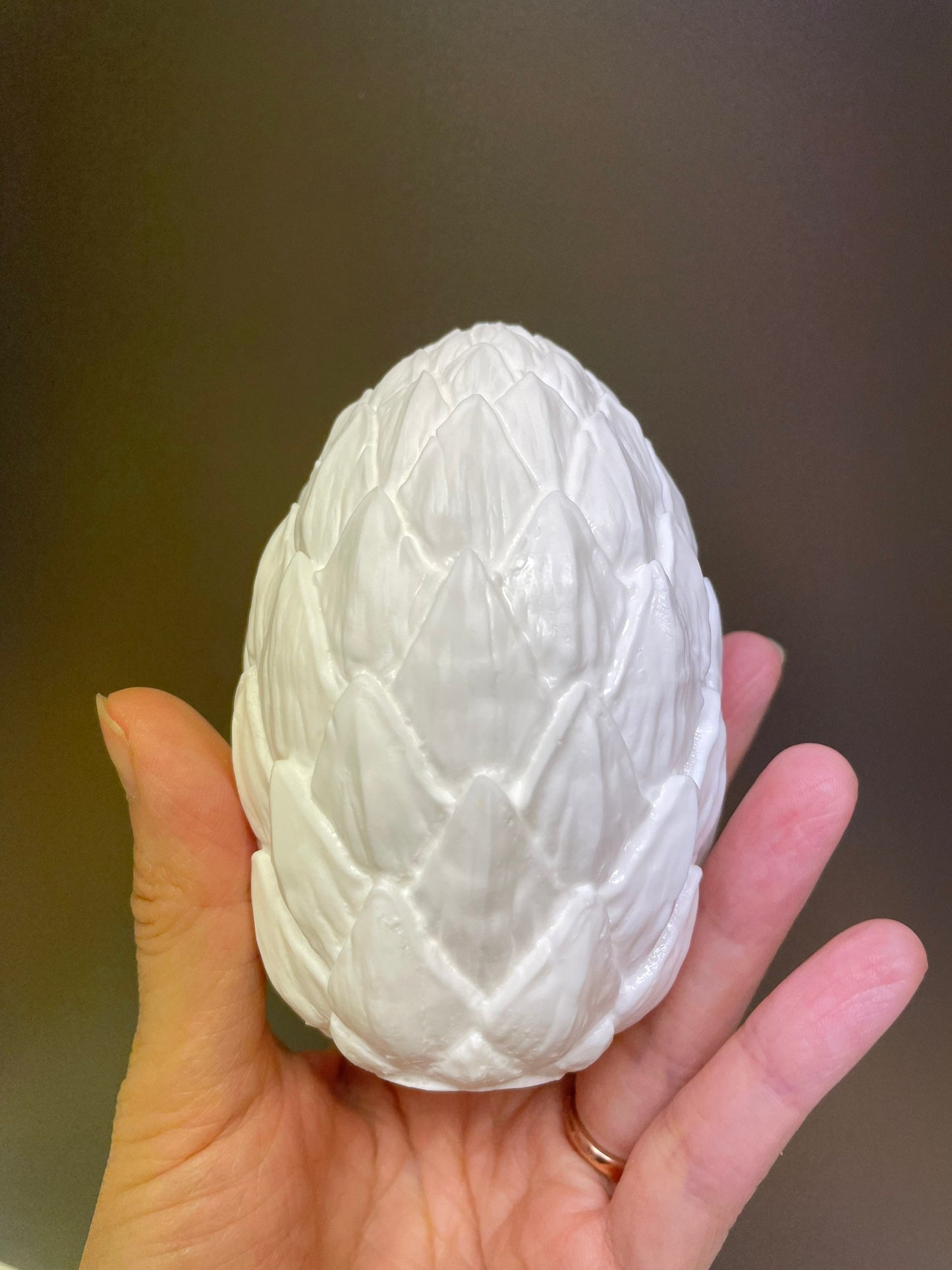3.75” silicone dragon egg mold - candle soap resin mold
