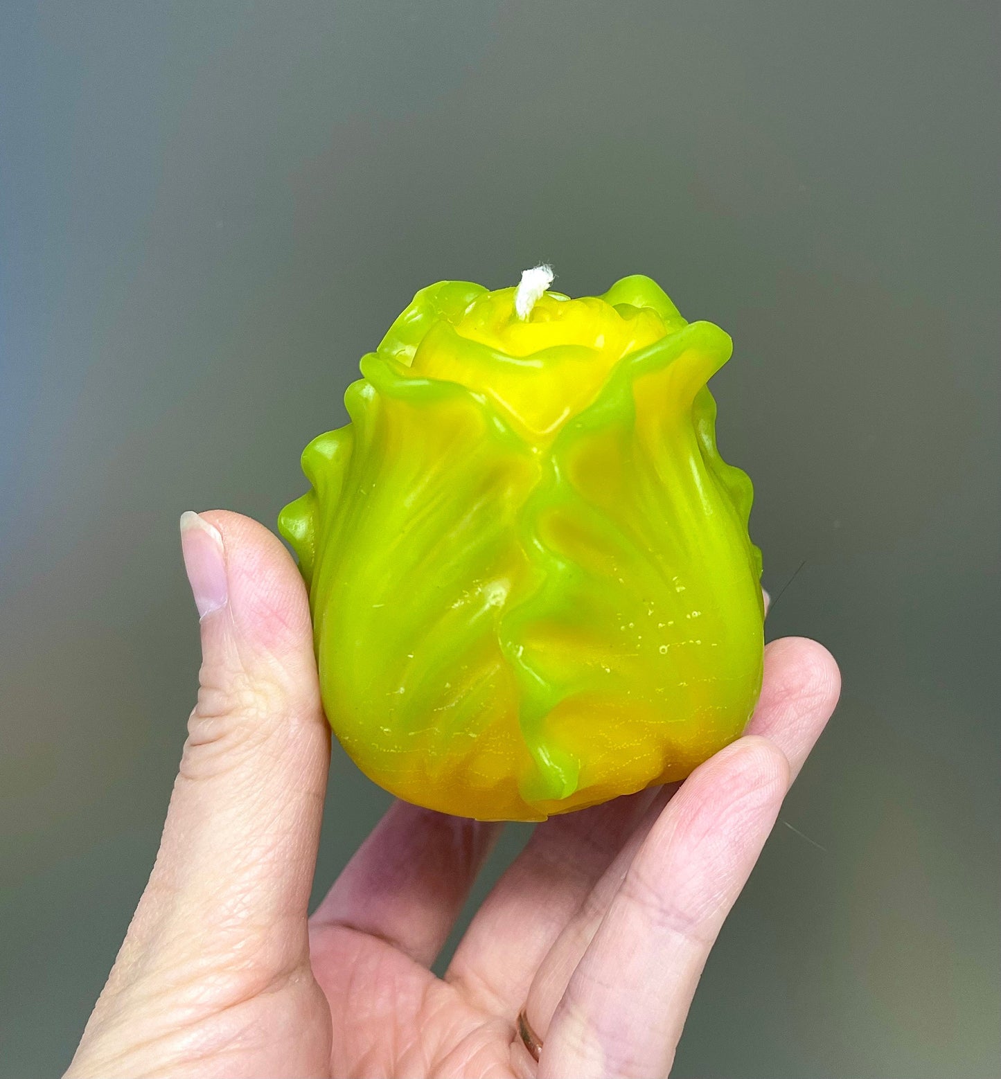 Style 1 Silicone cabbage candle soap resin Mold - lotion bar chocolate mold - pillar candle mold - farm vegetable mold