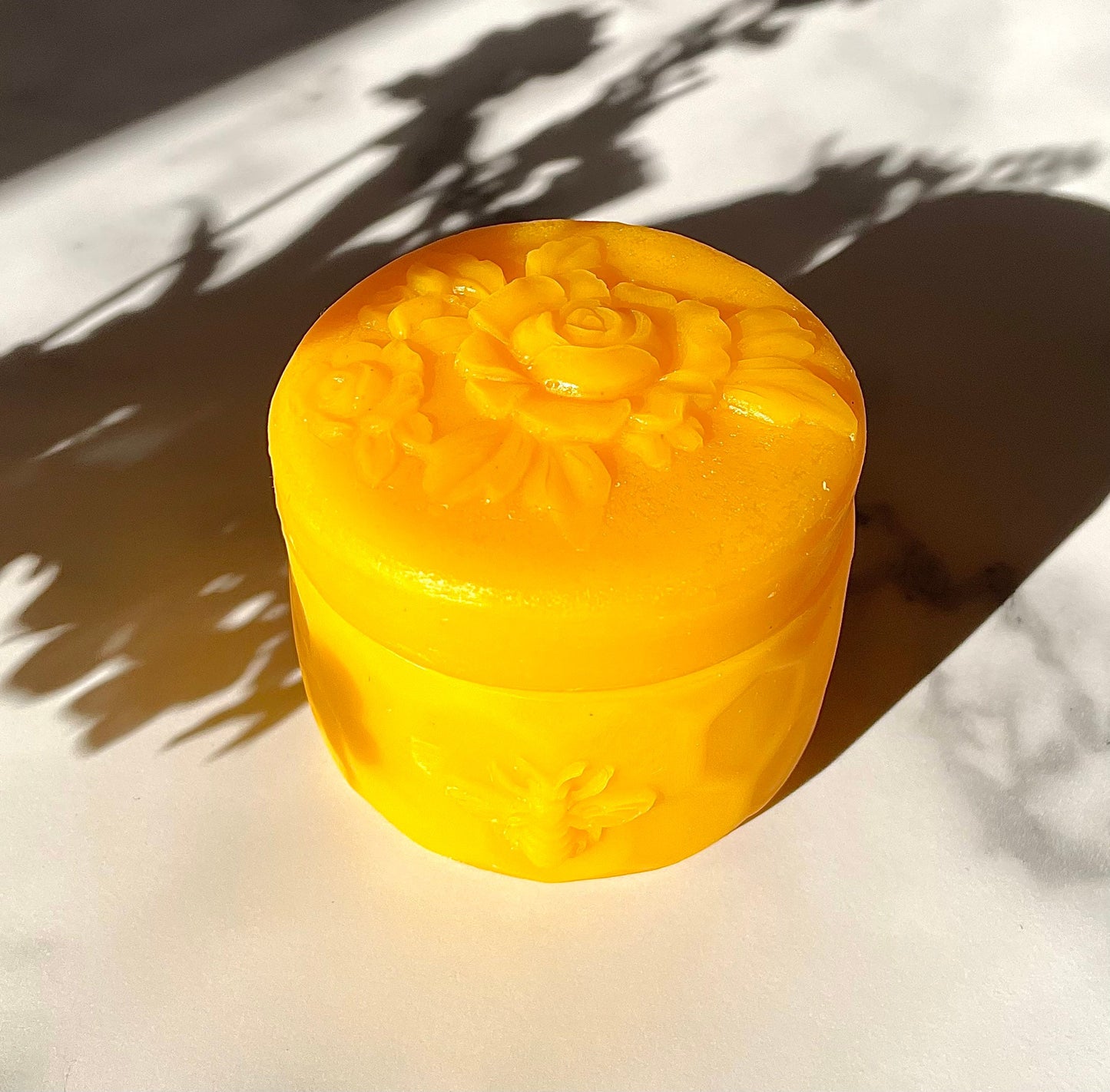 Silicone honeybee container Mold - honeycomb candle holder mold - concrete mold