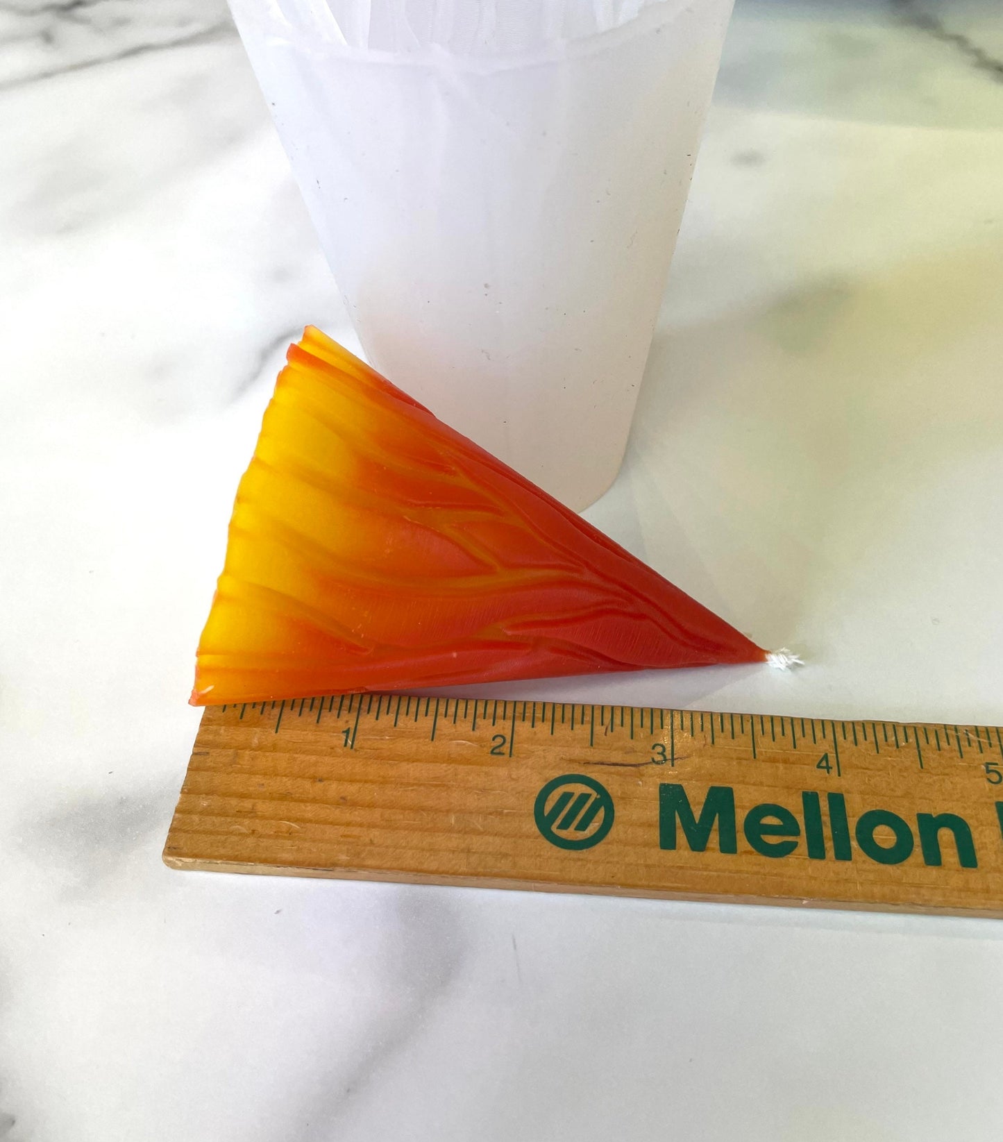3.5” silicone volcano mold - candle soap resin mold