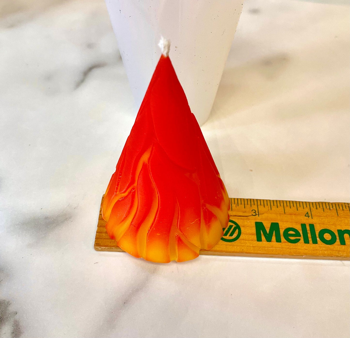3.5” silicone volcano mold - candle soap resin mold