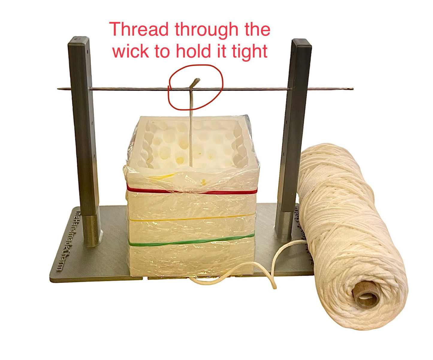 wicking tool for candle making ( needle included)