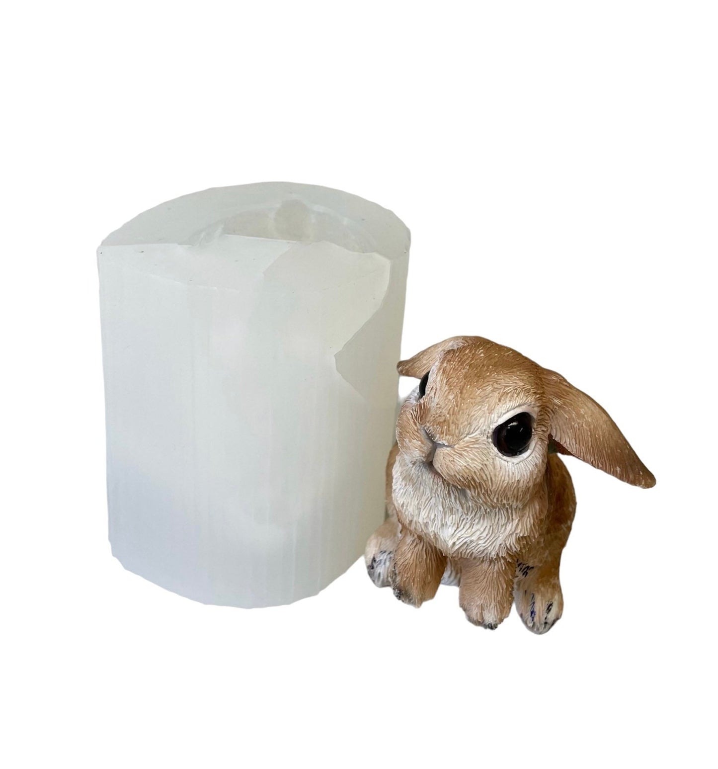 Silicone bunny Mold - 3D rabbit mold - Silicone rabbit Mold - silicone soap mold - easter bunny - candle mold - easy release