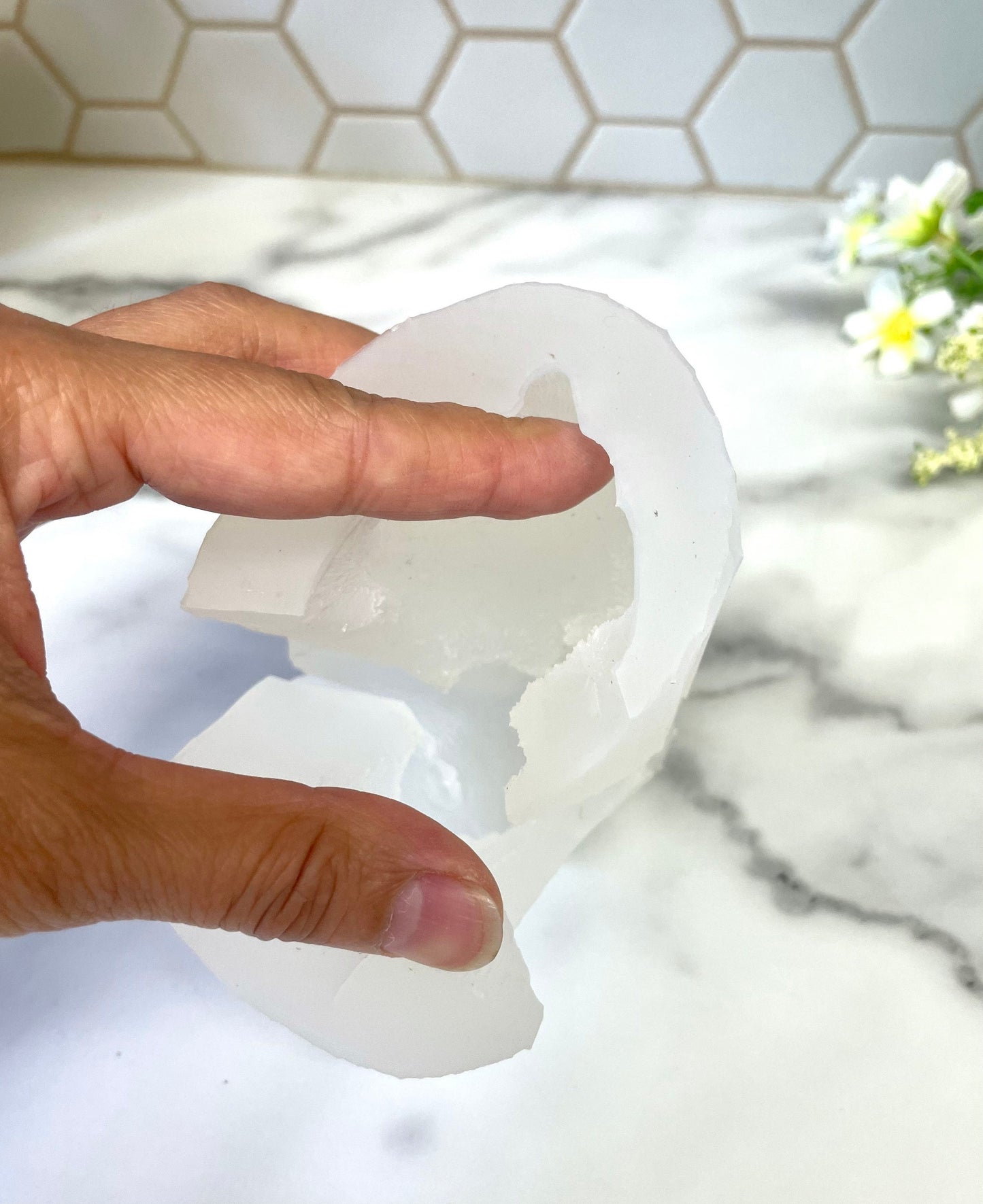 Silicone bunny Mold - 3D rabbit mold - Silicone rabbit Mold - silicone soap mold - easter bunny - candle mold - easy release